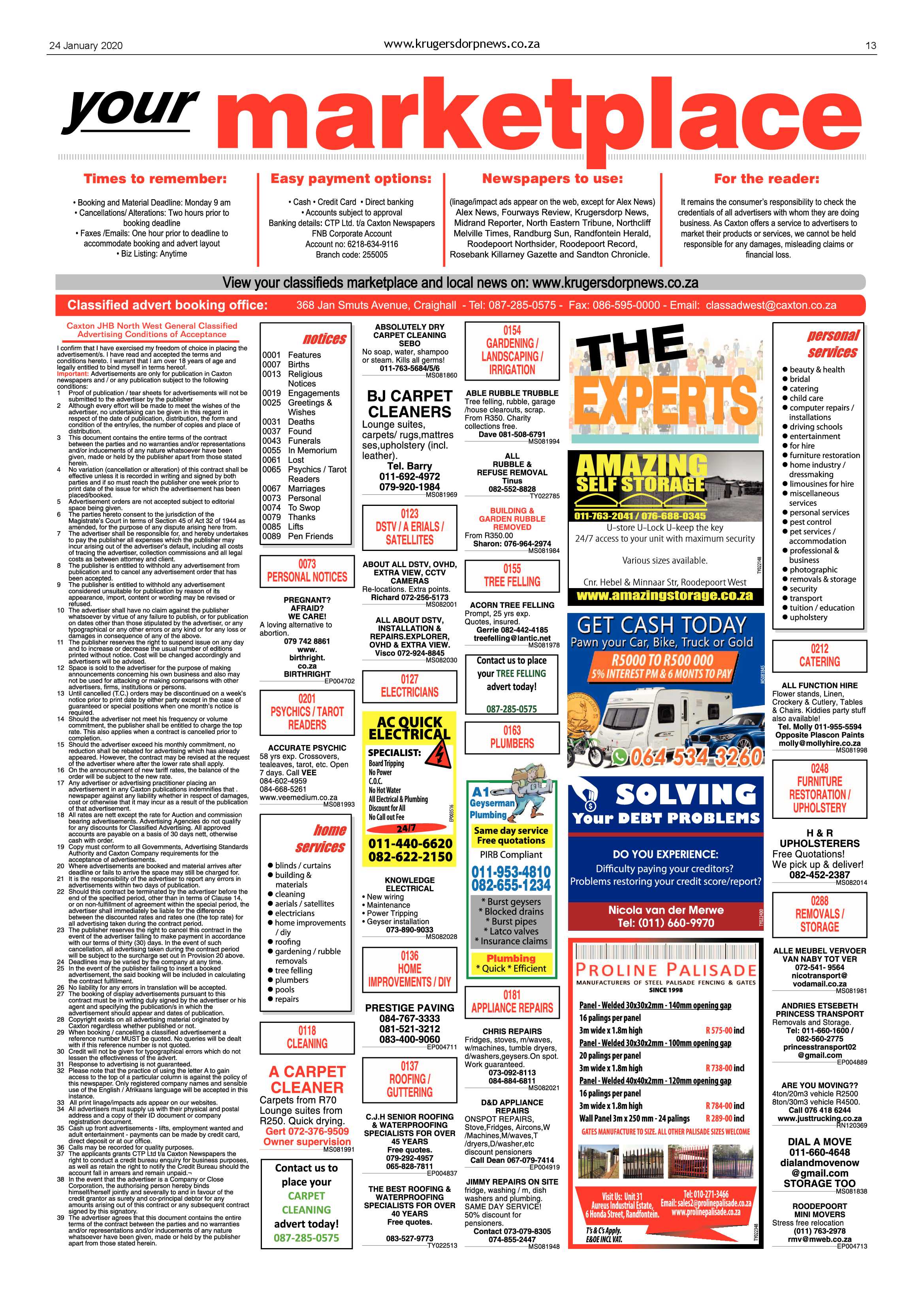 Krugersdorp News 24 January 2020 page 13