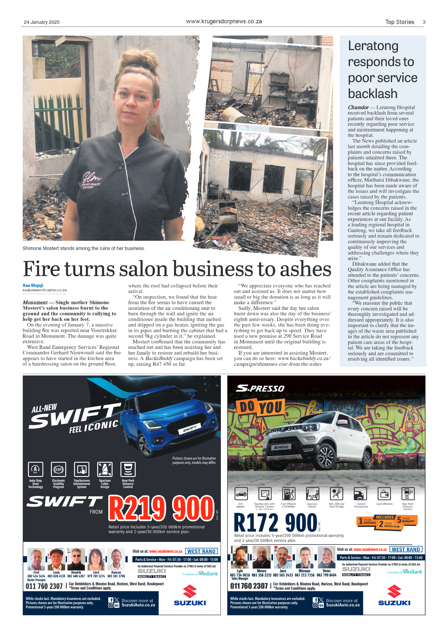 Krugersdorp News 24 January 2025 page 3