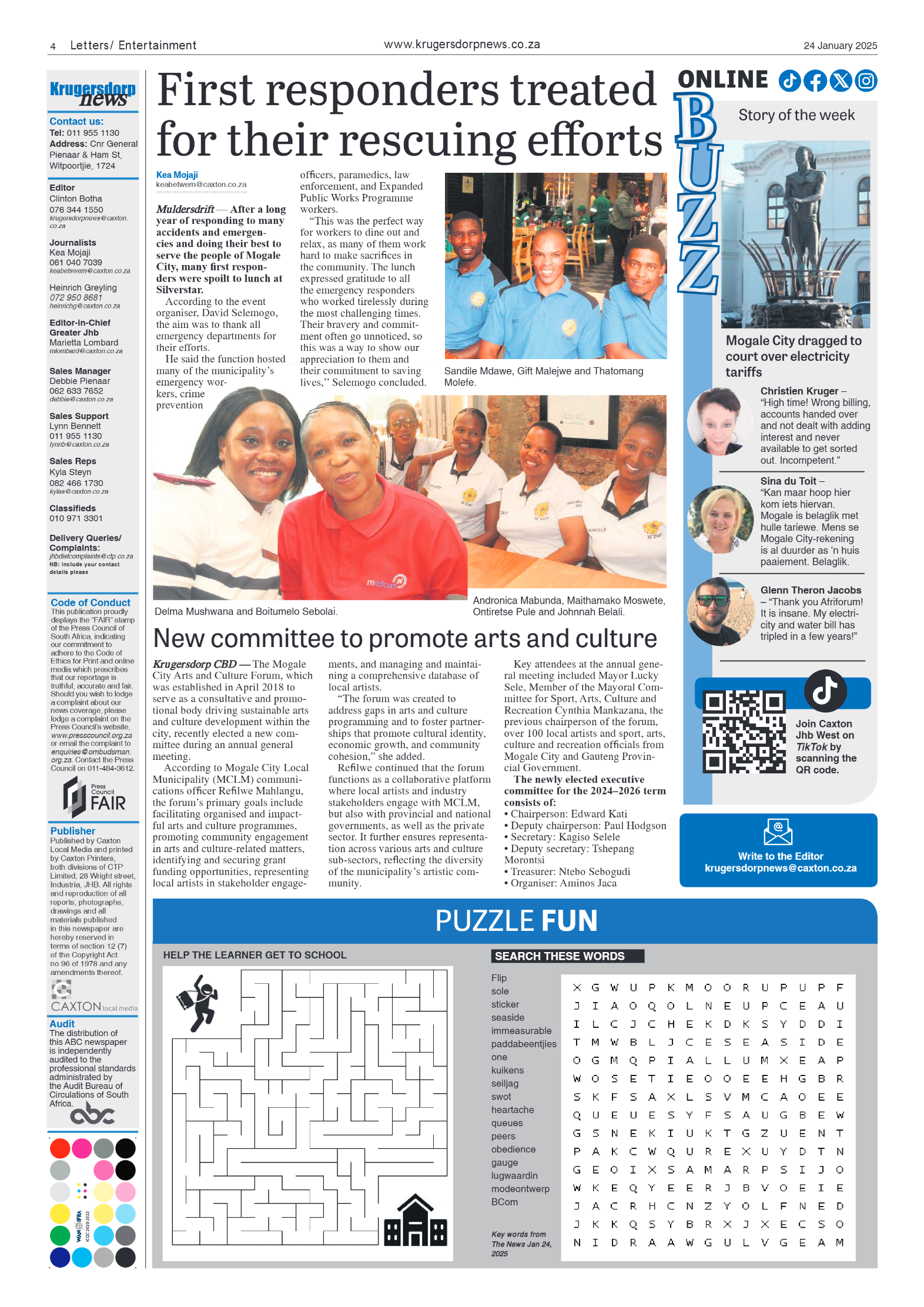 Krugersdorp News 24 January 2025 page 4