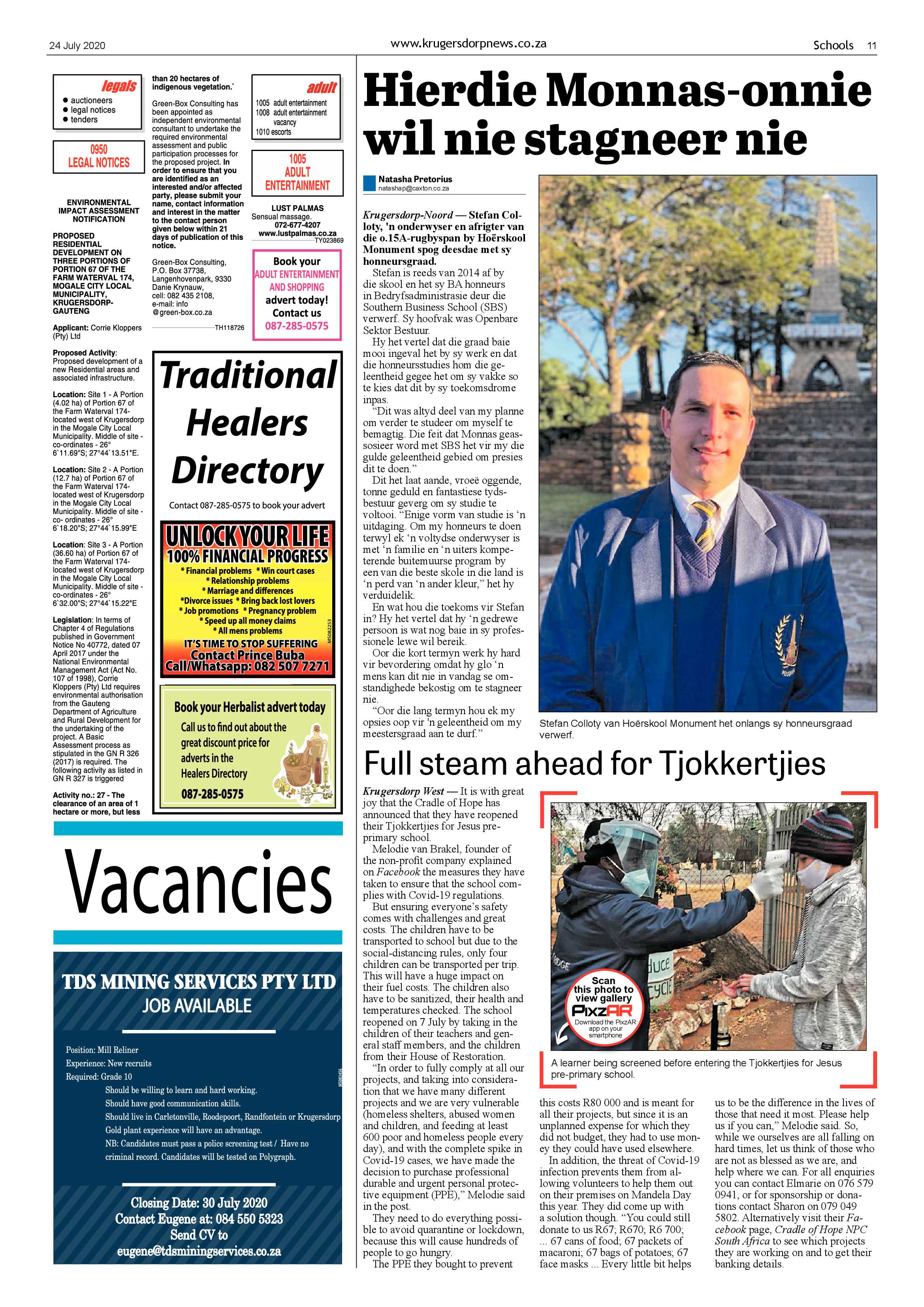 Krugersdorp News 24 July 2020 page 11