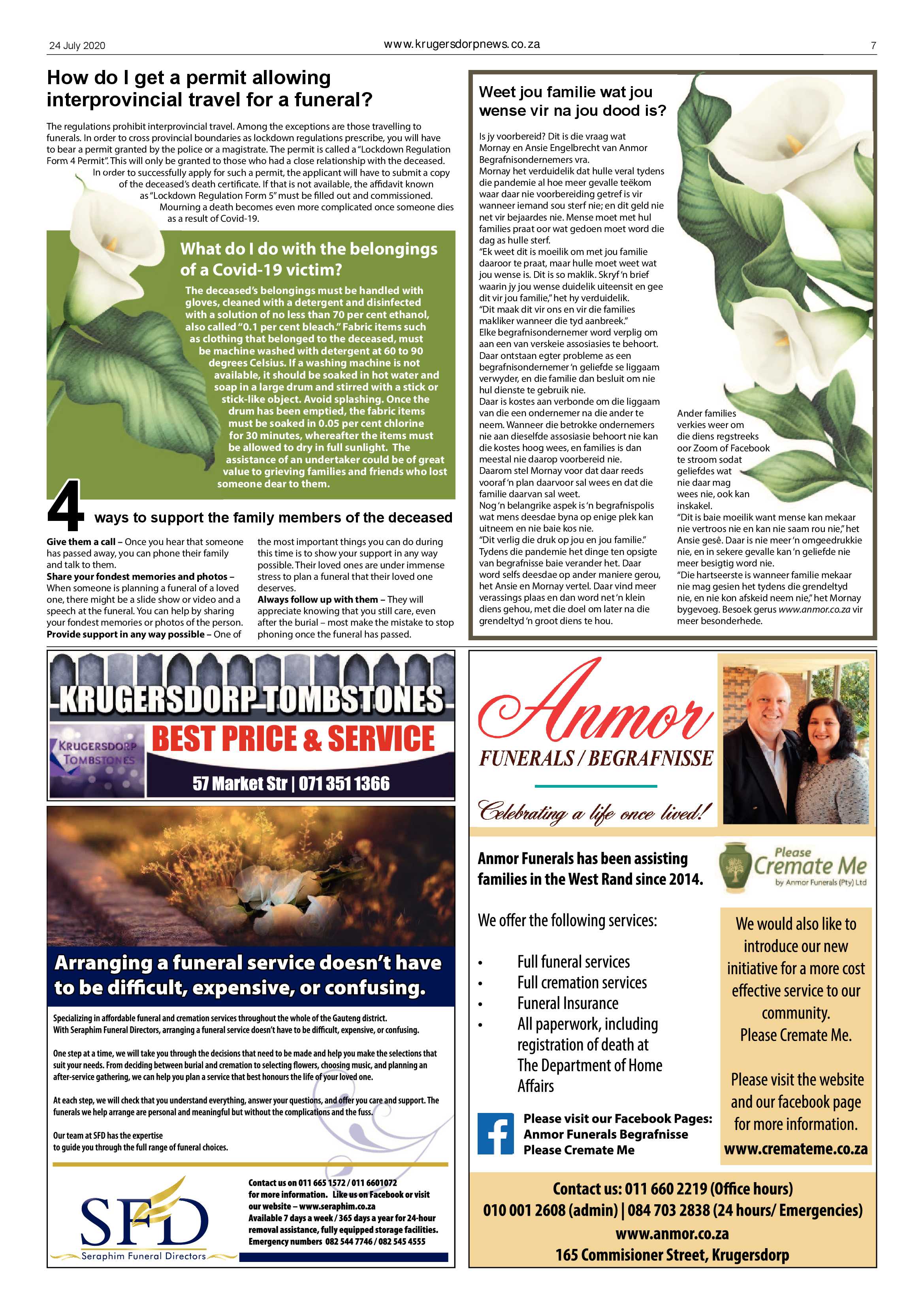 Krugersdorp News 24 July 2020 page 7