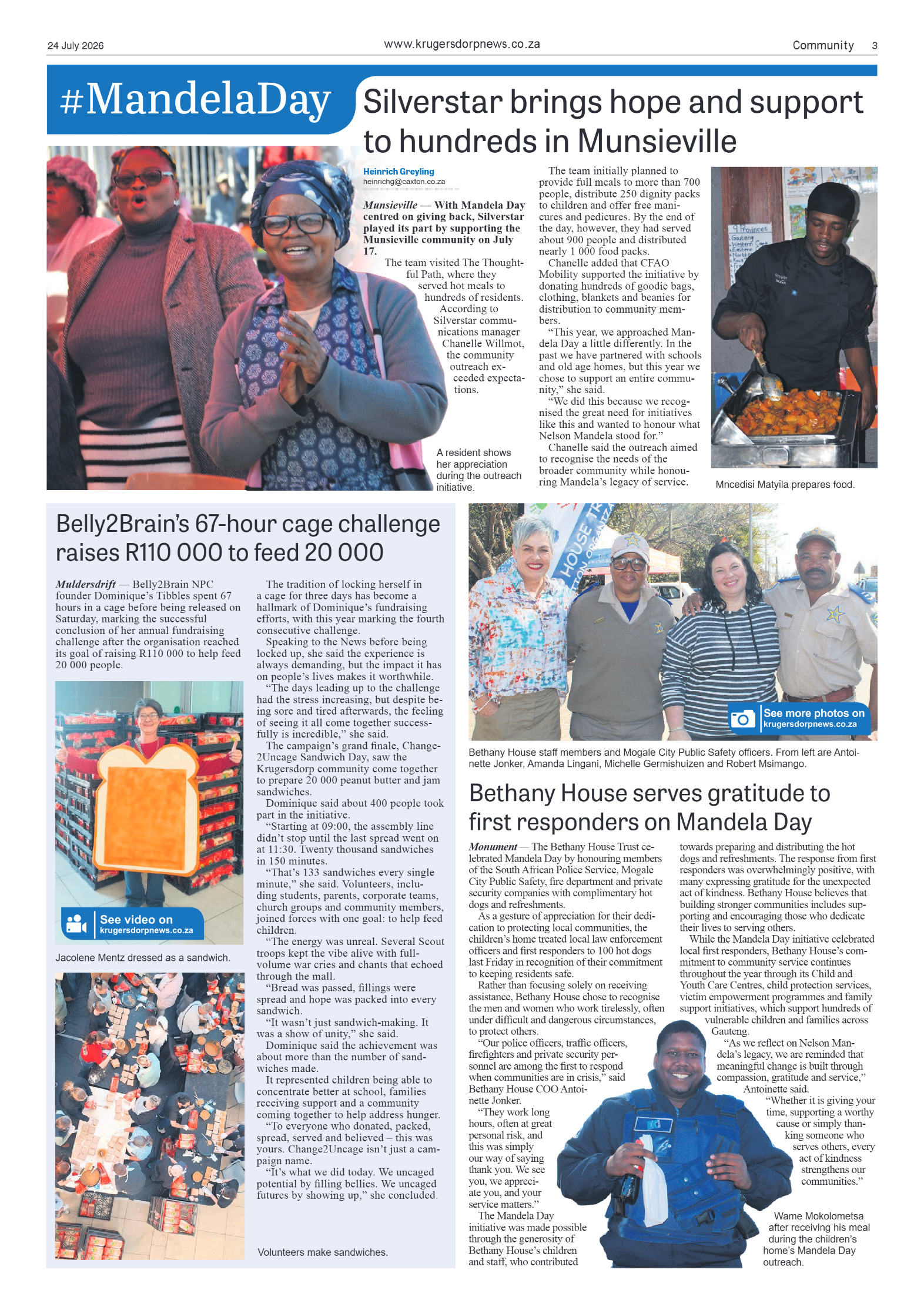 Krugersdorp News 24 July 2026 page 3