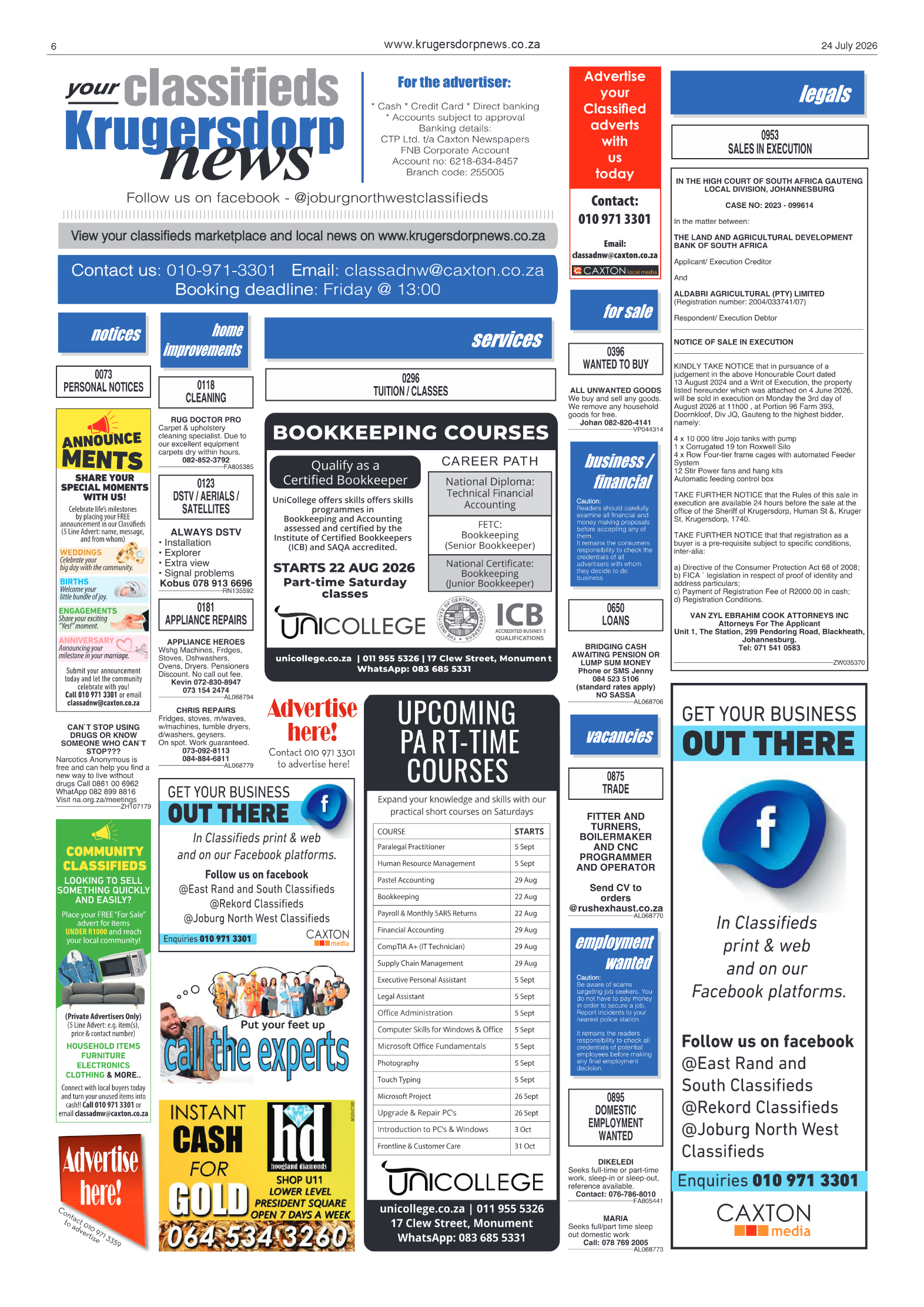 Krugersdorp News 24 July 2026 page 6