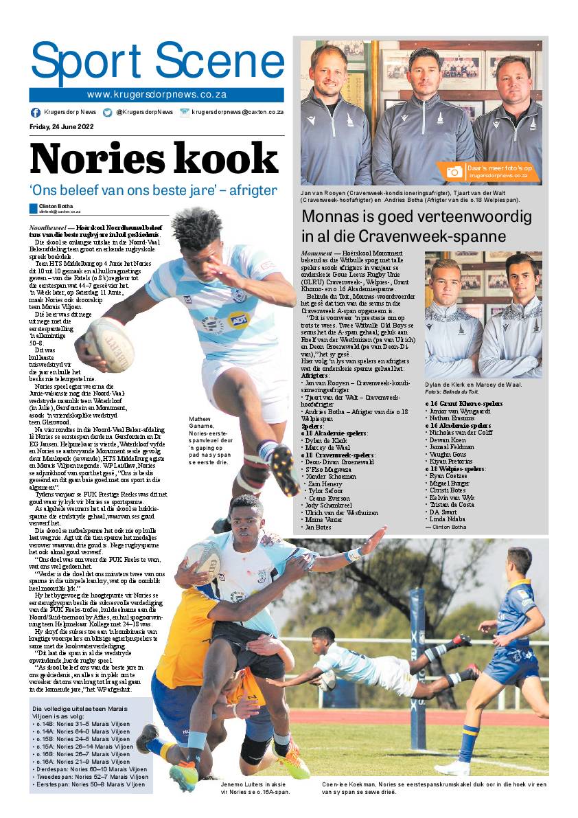 Krugersdorp News 24 June 2022 page 16