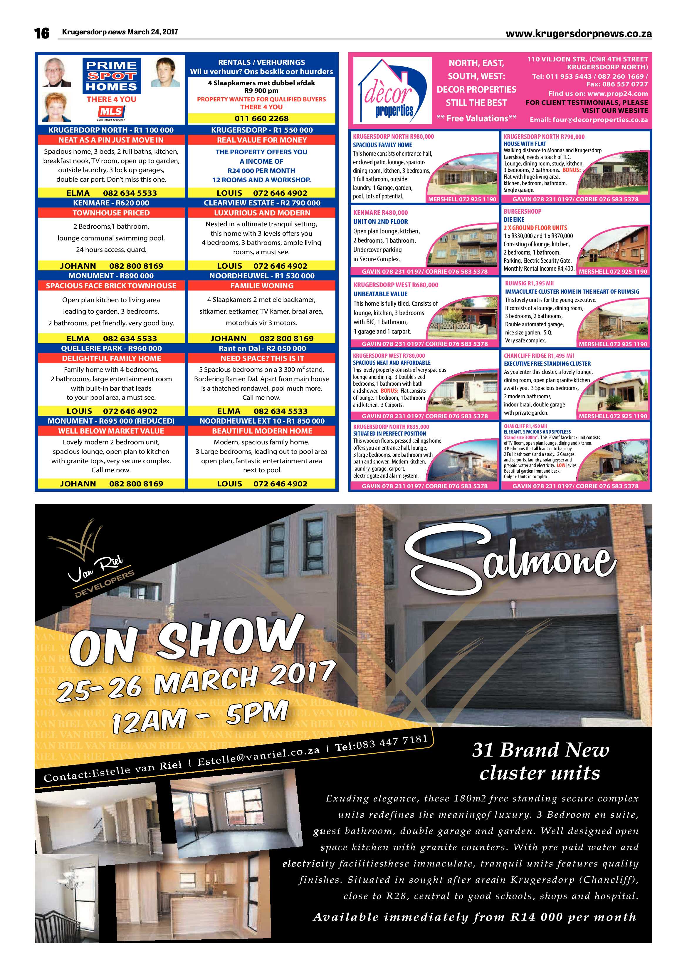 Krugersdorp News 24 March 2017 page 16