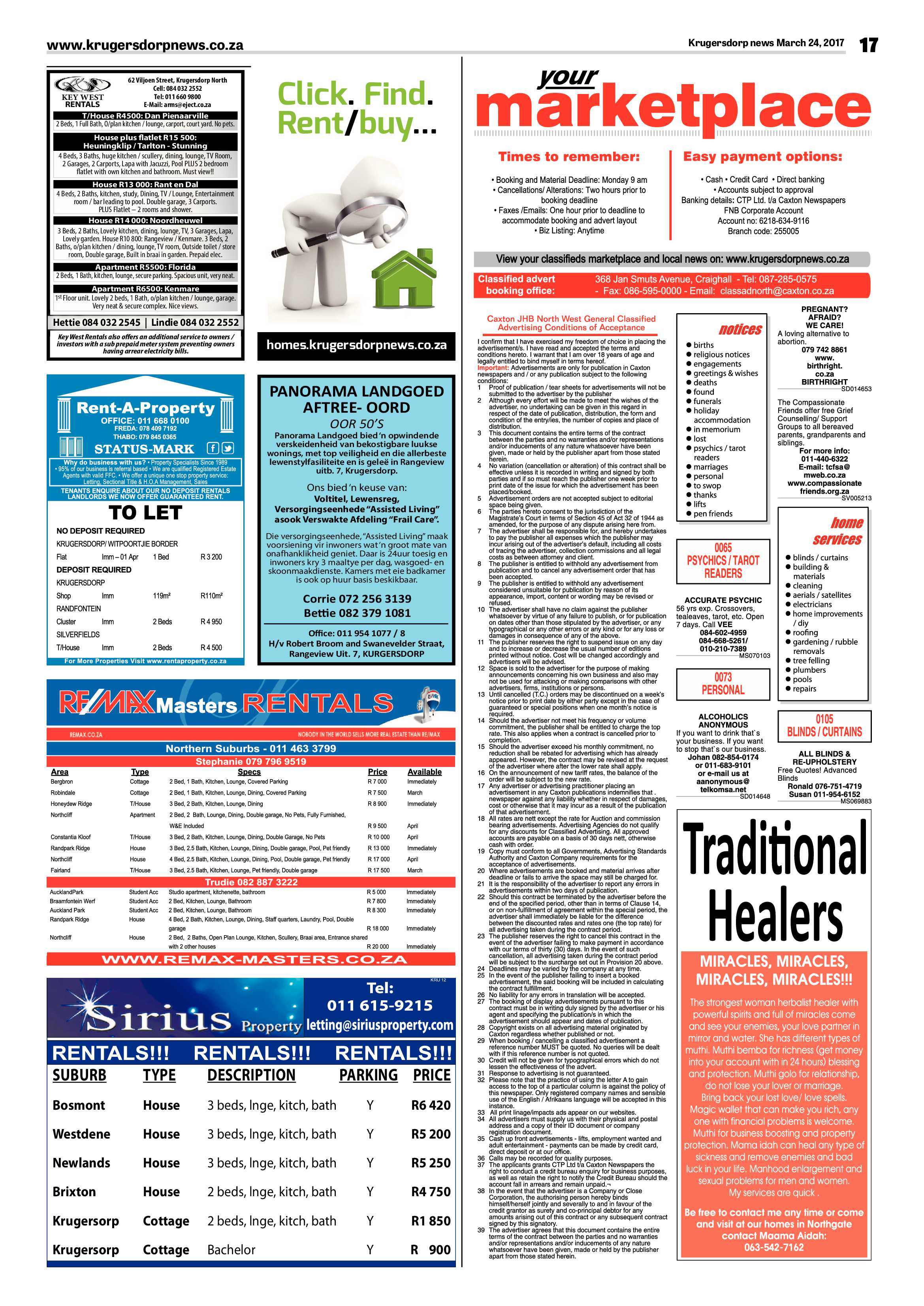 Krugersdorp News 24 March 2017 page 17