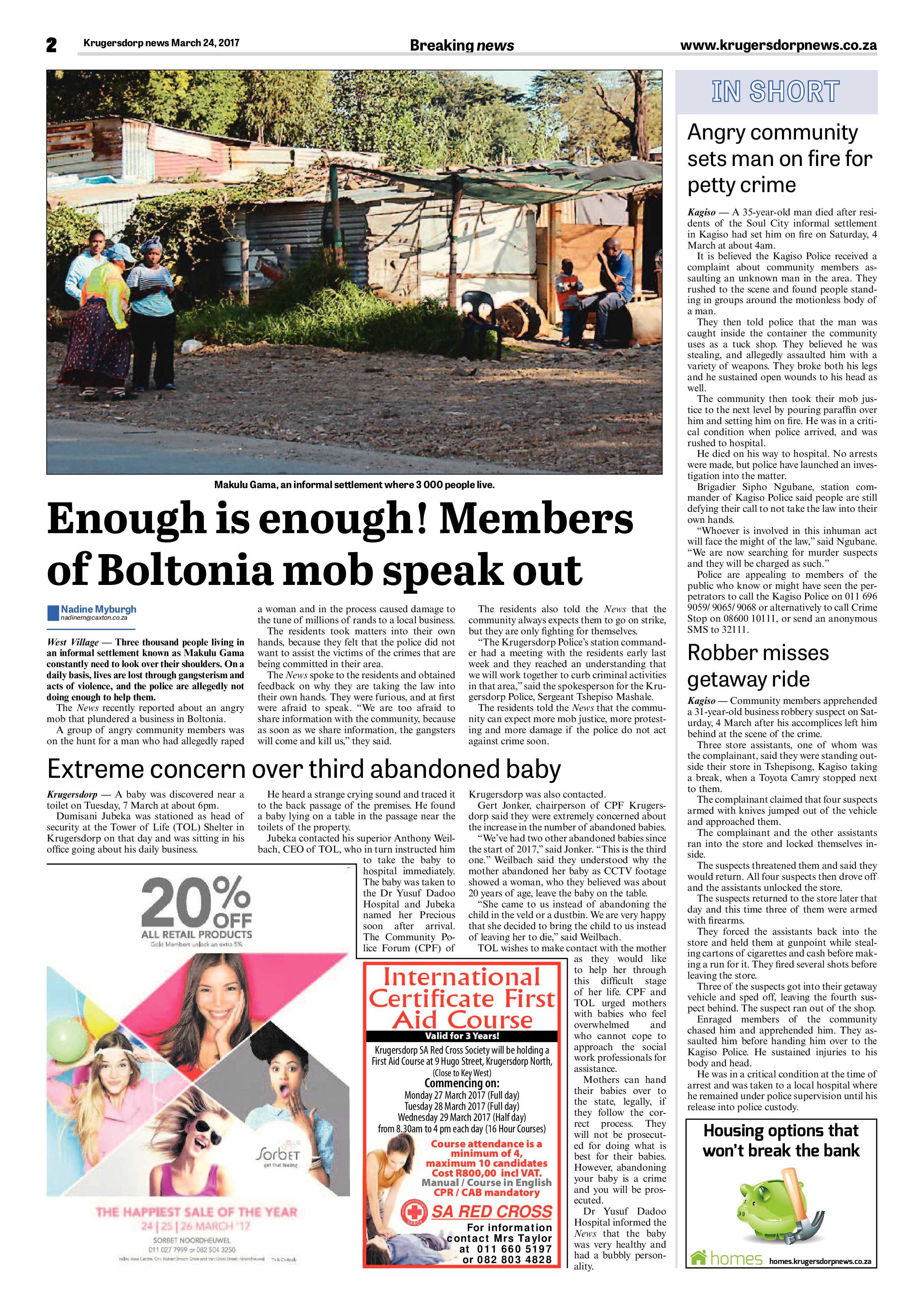 Krugersdorp News 24 March 2017 page 2