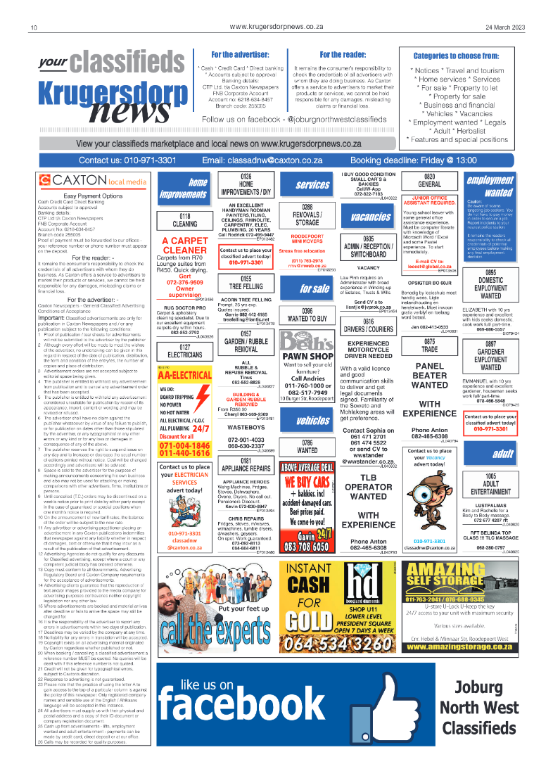 Krugersdorp News 24 March 2023 page 10