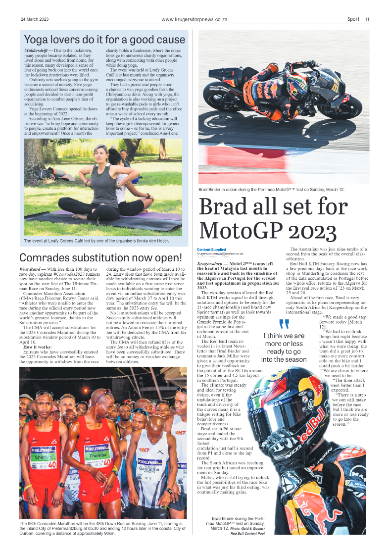 Krugersdorp News 24 March 2023 page 11