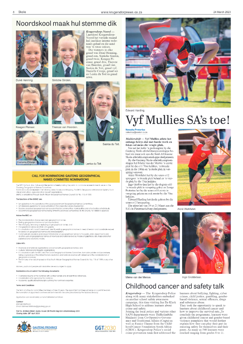 Krugersdorp News 24 March 2023 page 8