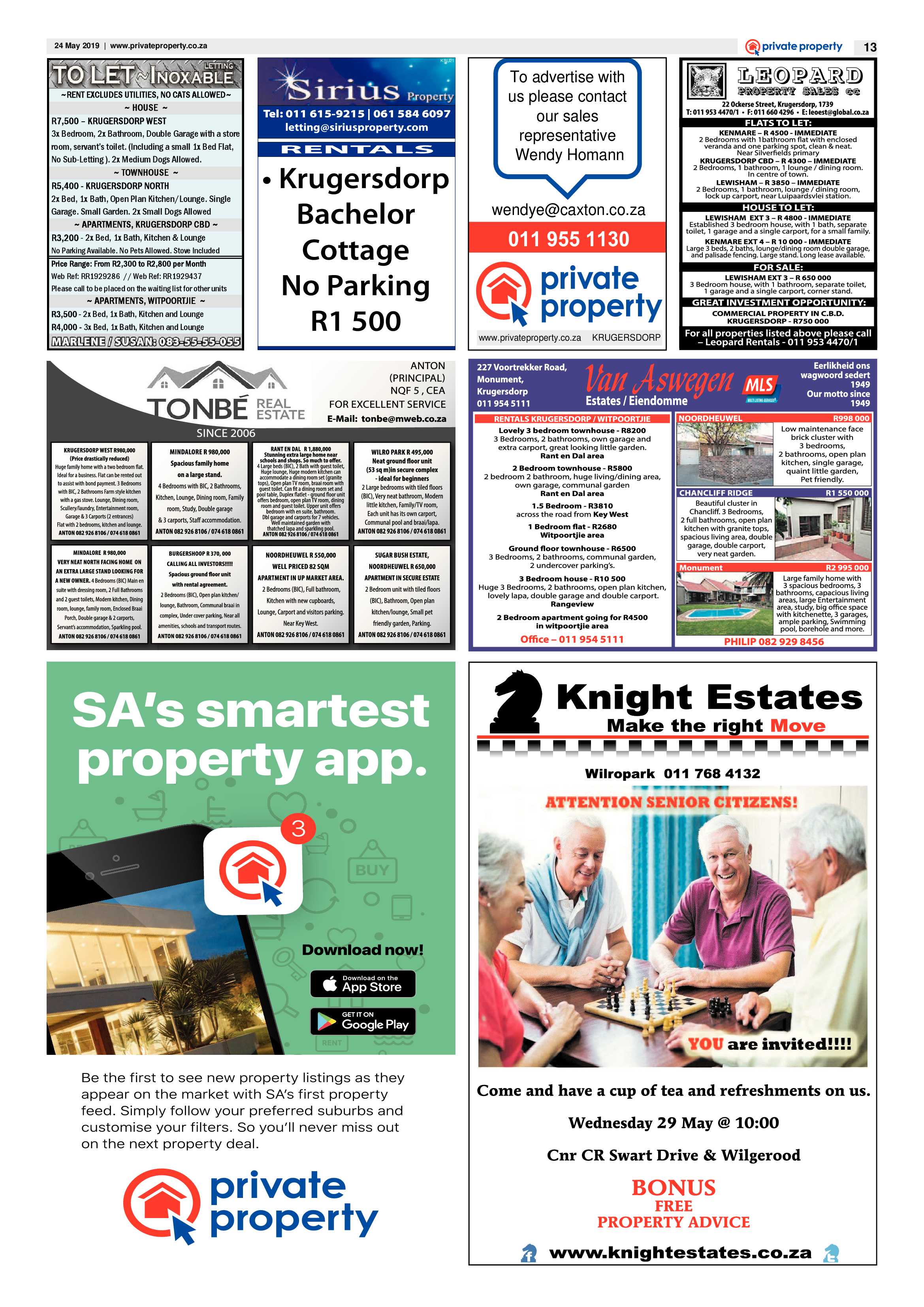 Krugersdorp News 24 May 2019 page 13