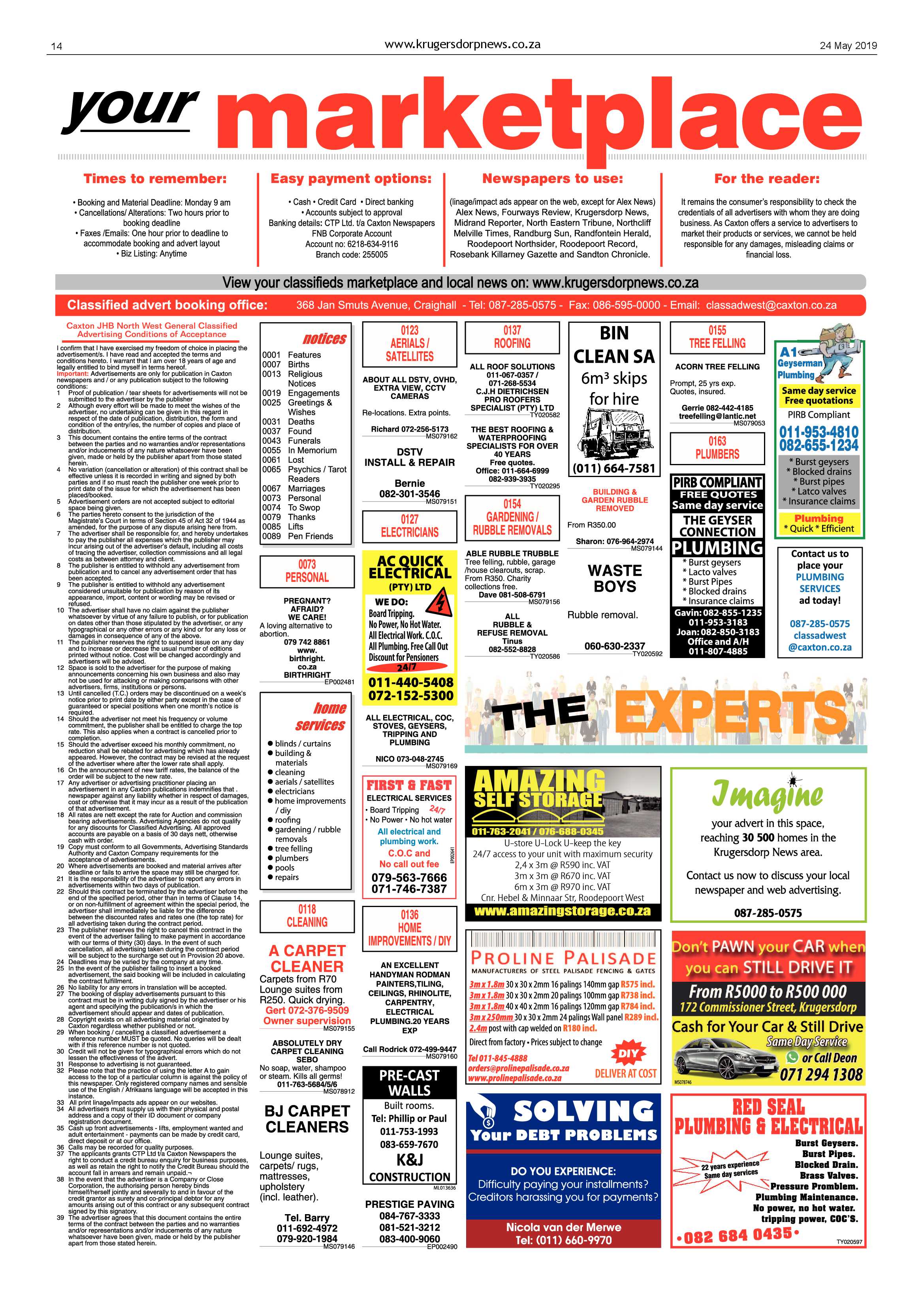 Krugersdorp News 24 May 2019 page 14