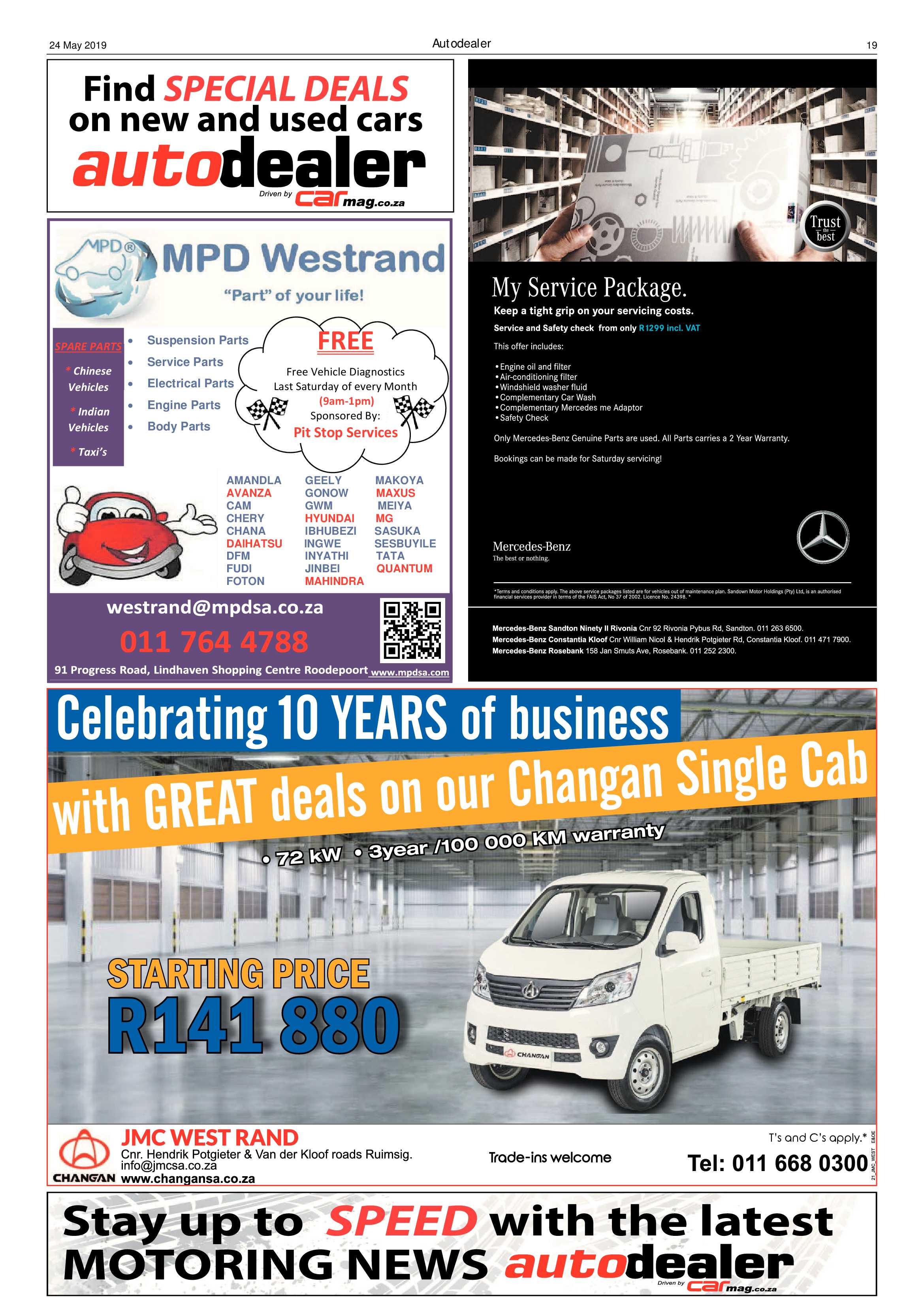Krugersdorp News 24 May 2019 page 19