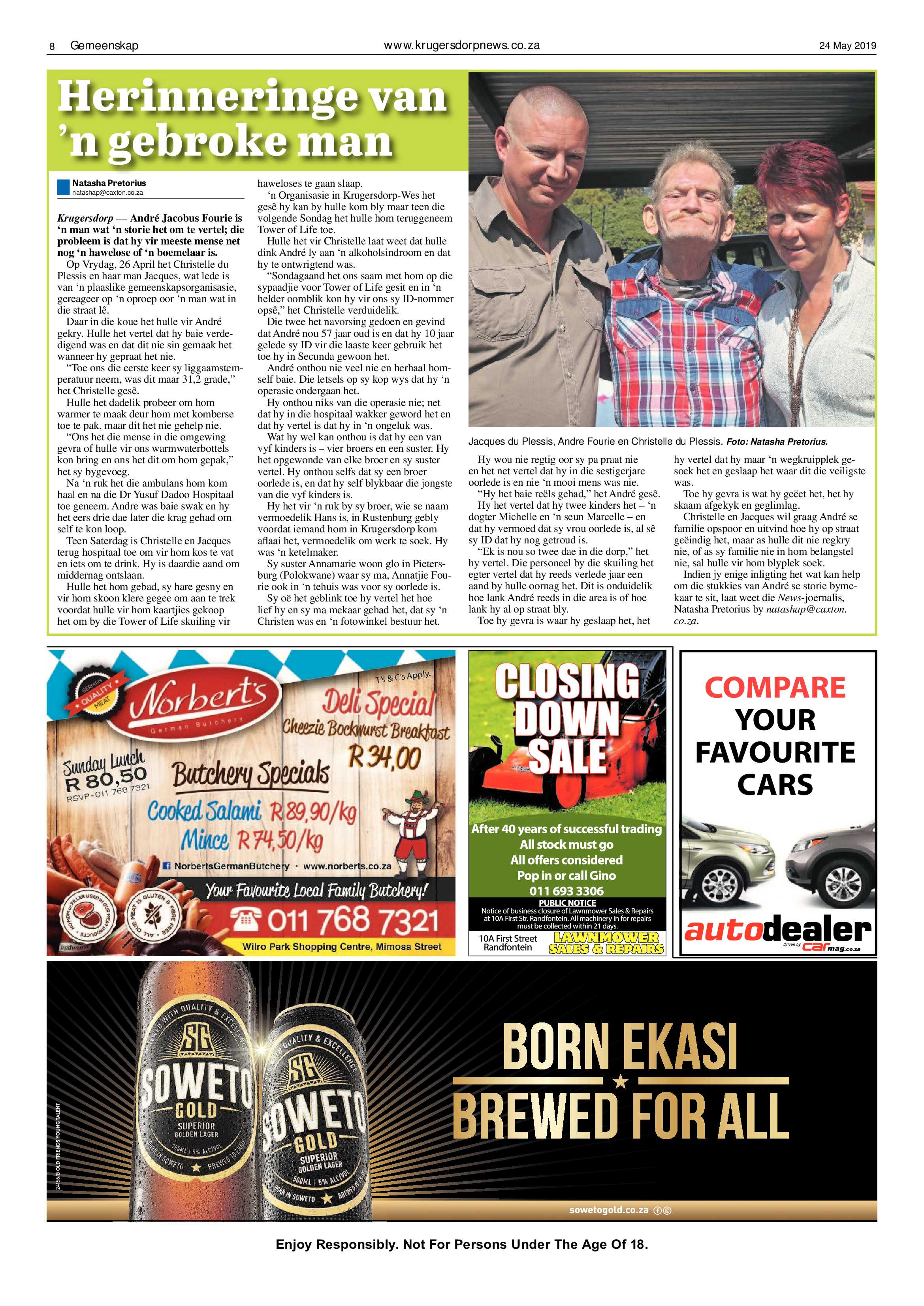 Krugersdorp News 24 May 2019 page 8