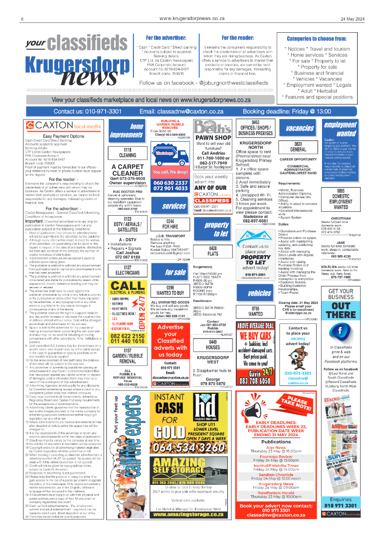 Krugersdorp News 24 May page 6