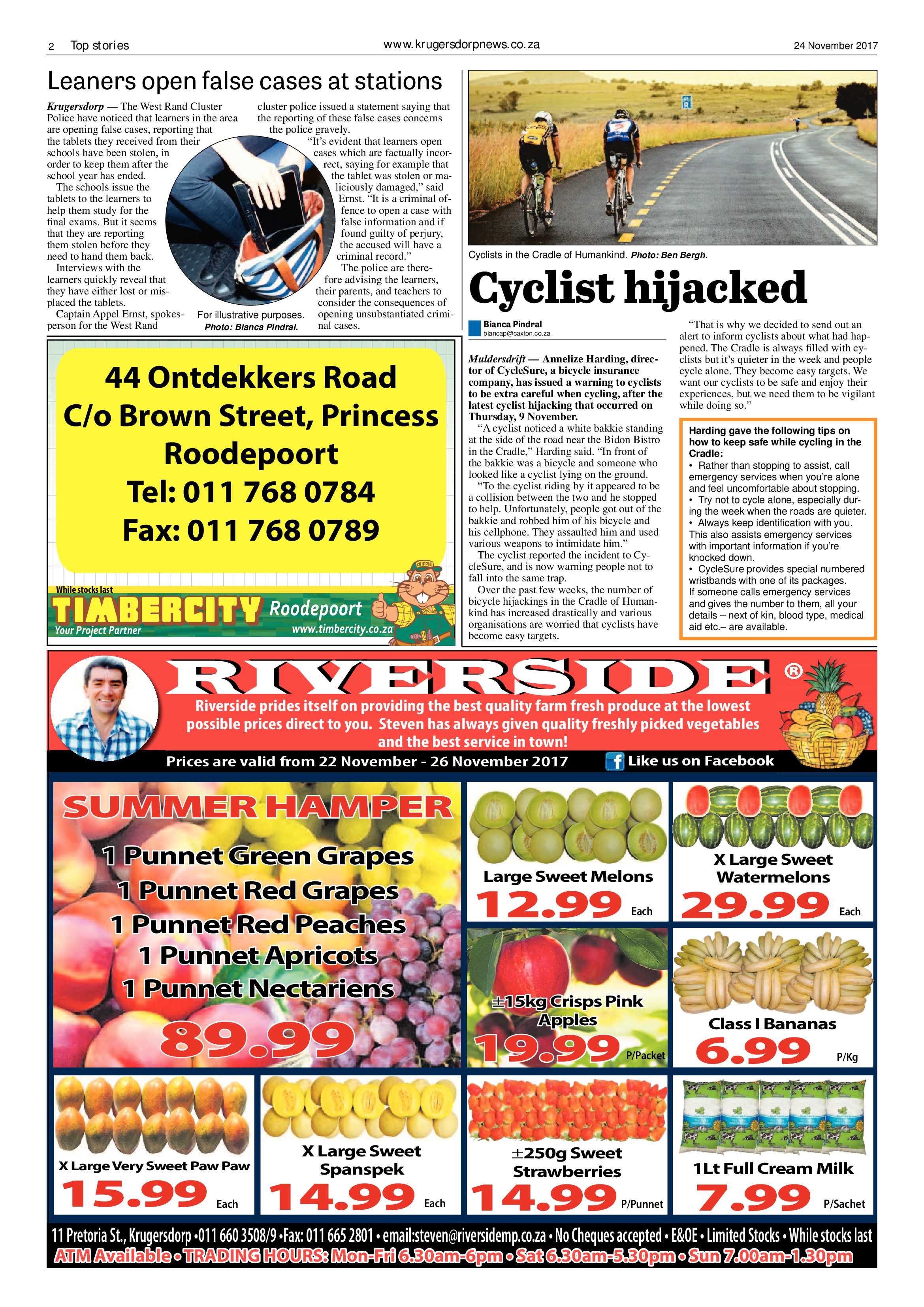 Krugersdorp News 24 November 2017 page 2