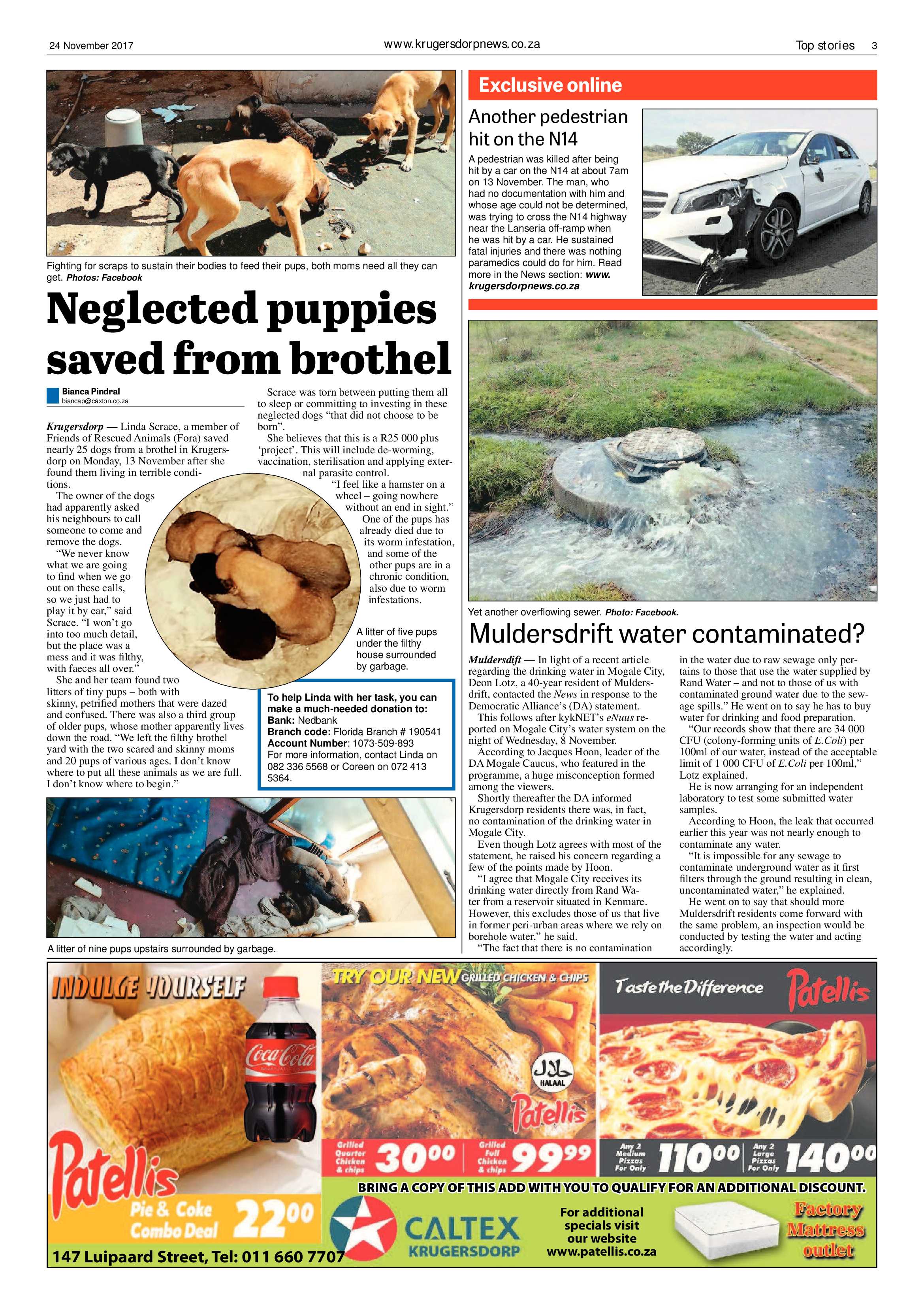 Krugersdorp News 24 November 2017 page 3