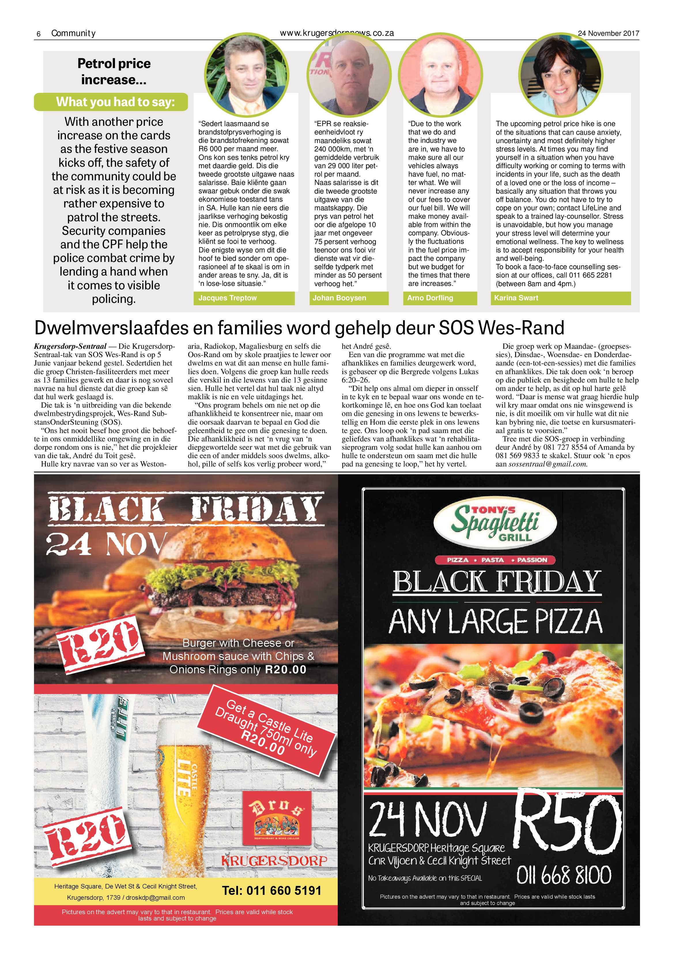 Krugersdorp News 24 November 2017 page 6