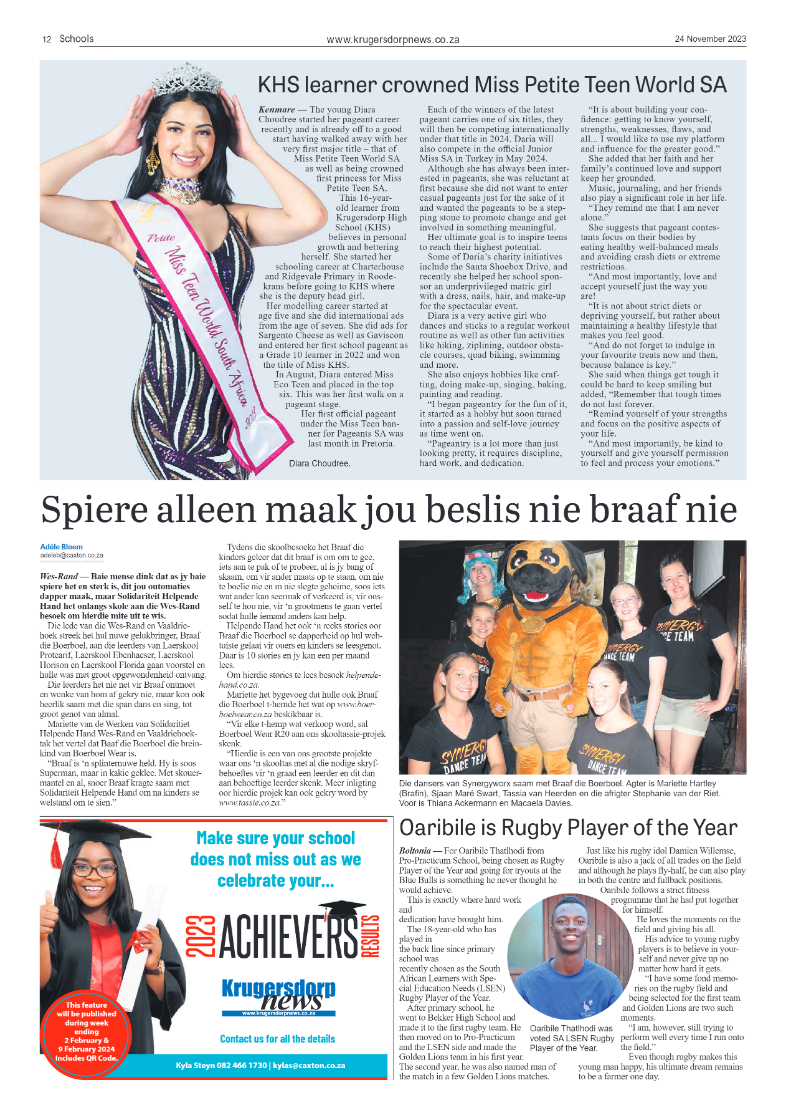 Krugersdorp News 24 November 2023 page 12