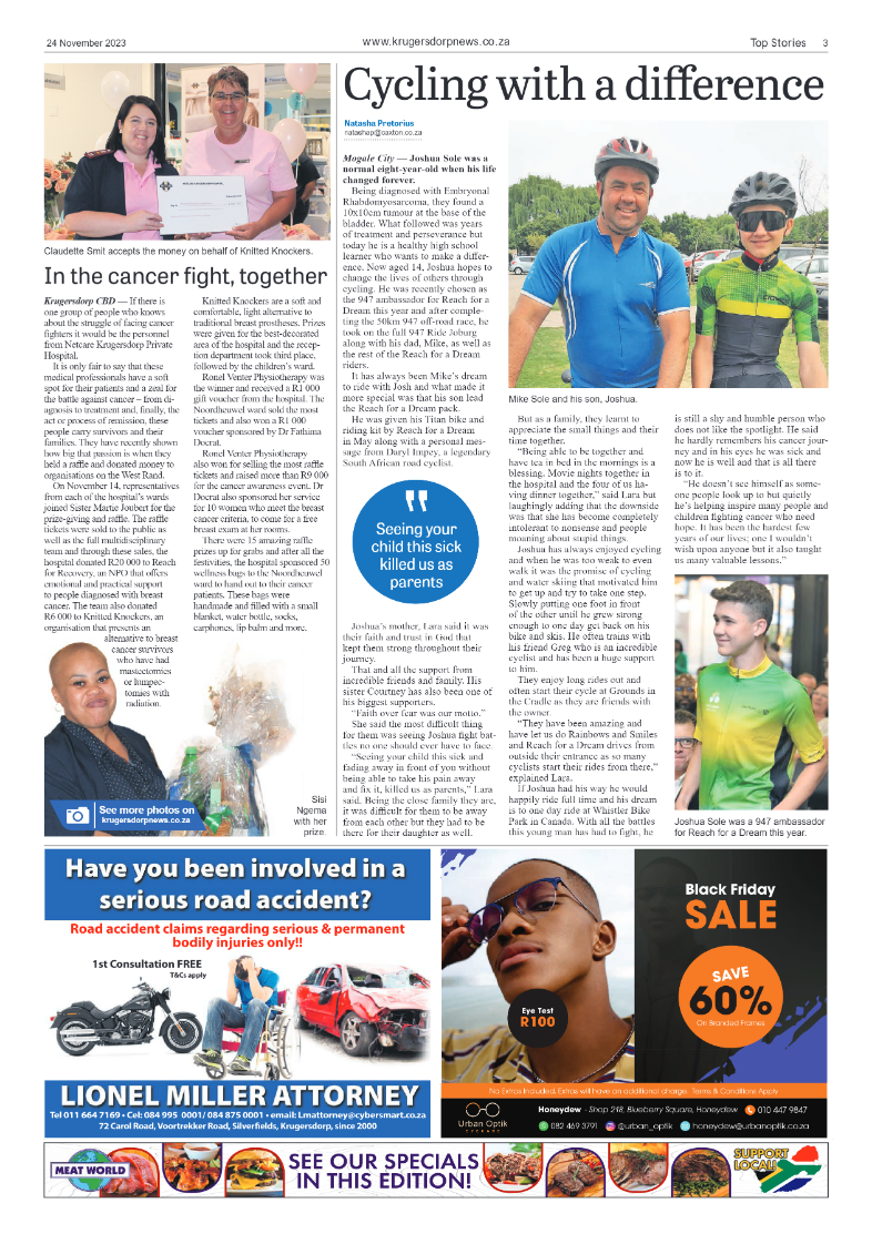 Krugersdorp News 24 November 2023 page 3