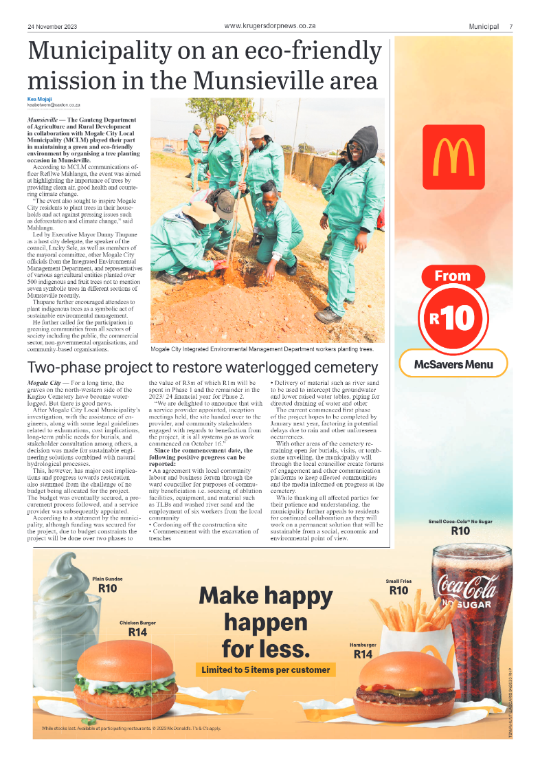 Krugersdorp News 24 November 2023 page 7
