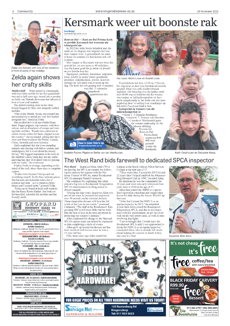 Krugersdorp News 24 November 2023 page 8