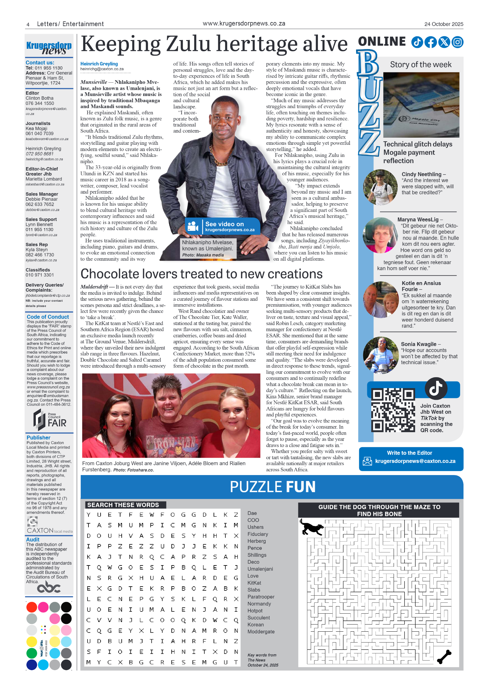 Krugersdorp News 24 October 2025 page 4