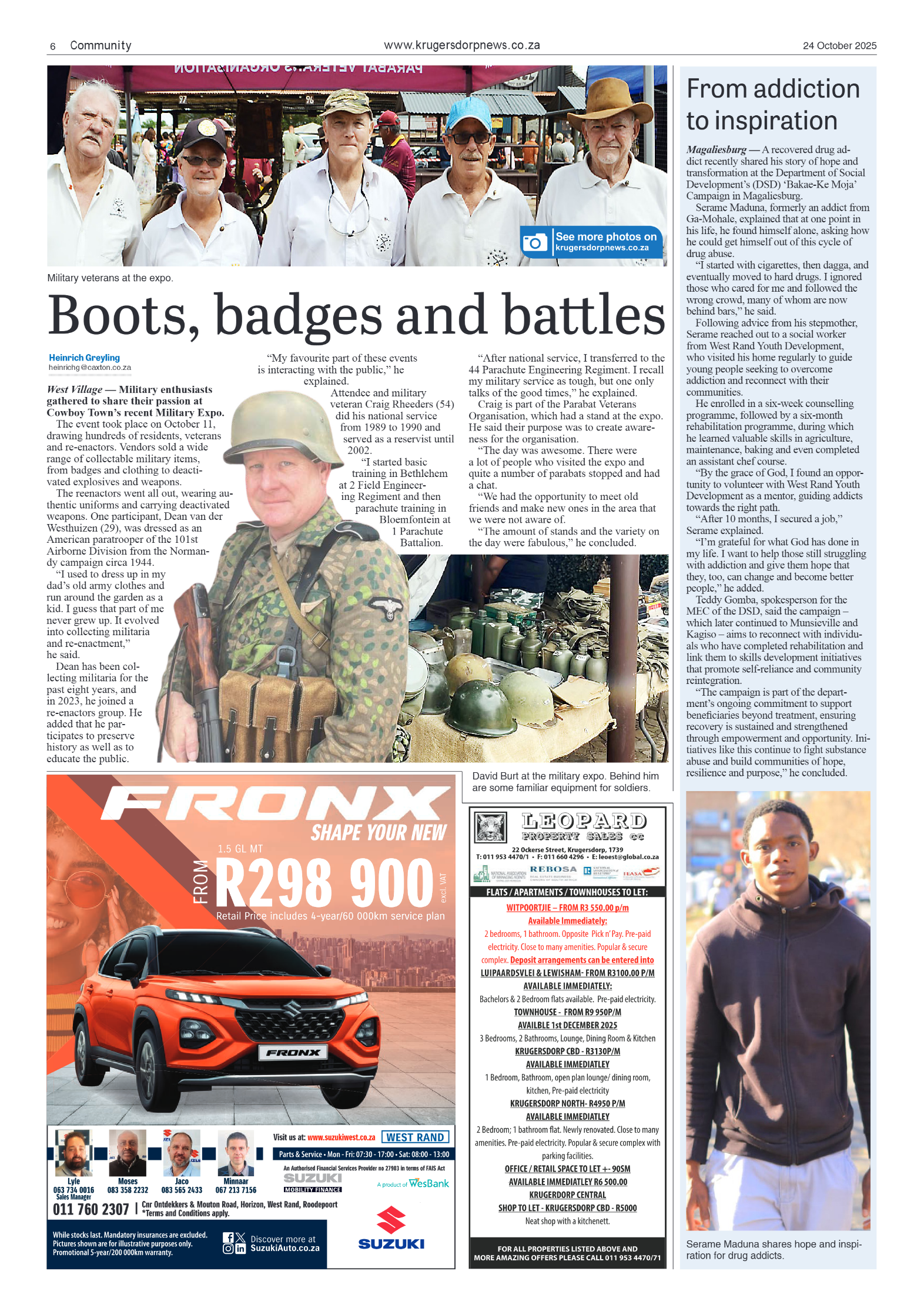 Krugersdorp News 24 October 2025 page 6