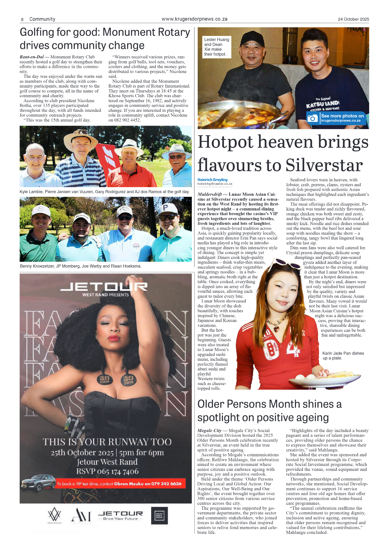 Krugersdorp News 24 October 2025 page 8