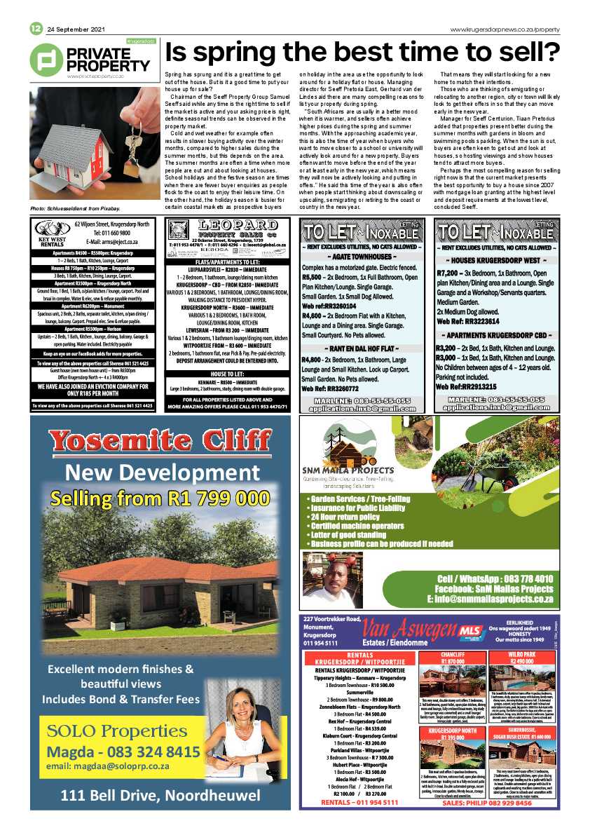 Krugersdorp News 24 September 2021 page 12