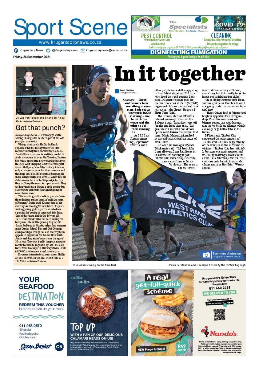 Krugersdorp News 24 September 2021 page 16
