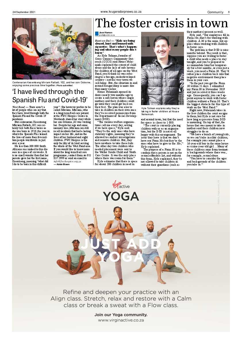 Krugersdorp News 24 September 2021 page 5
