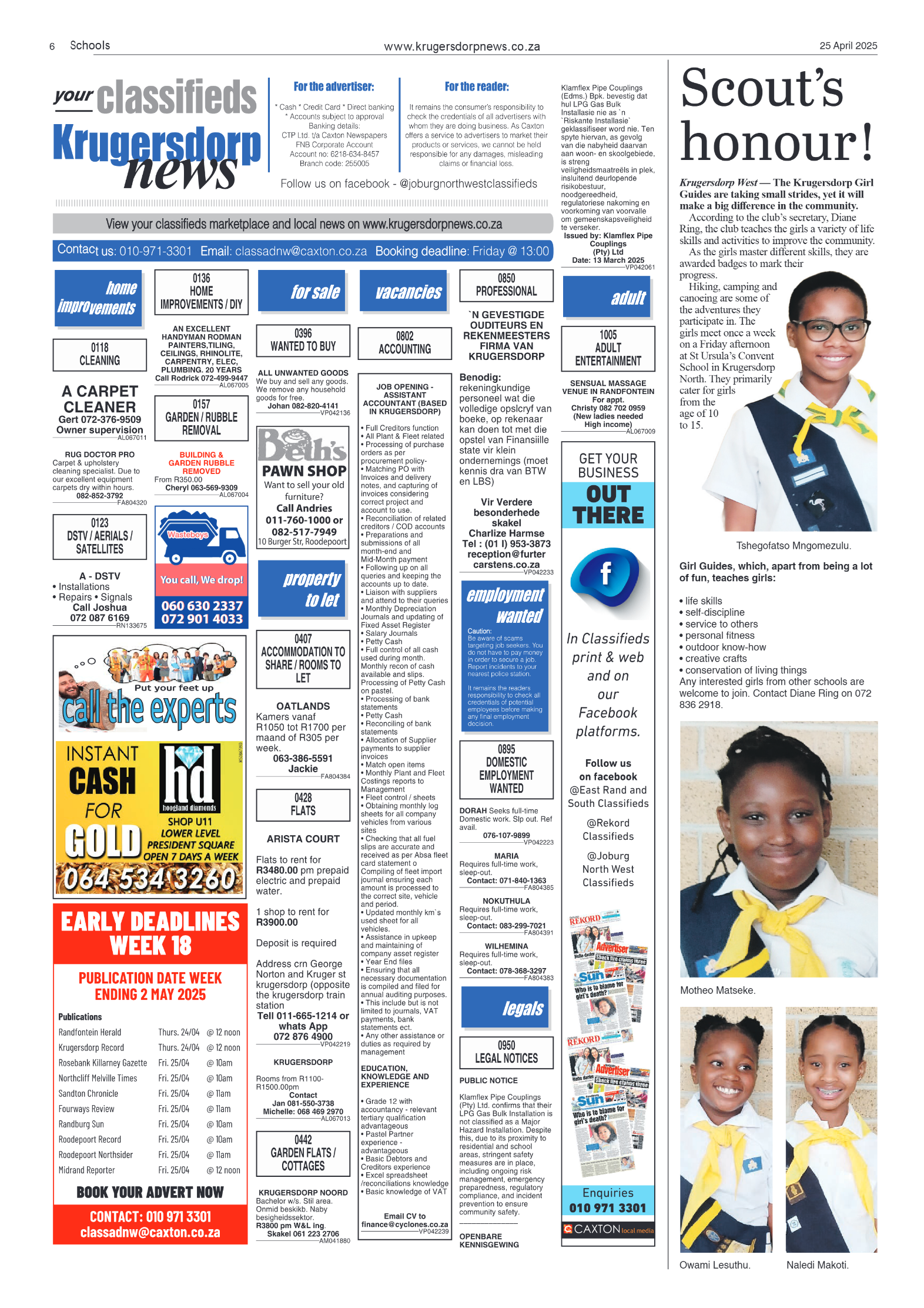 Krugersdorp News 25 April 2025 page 6