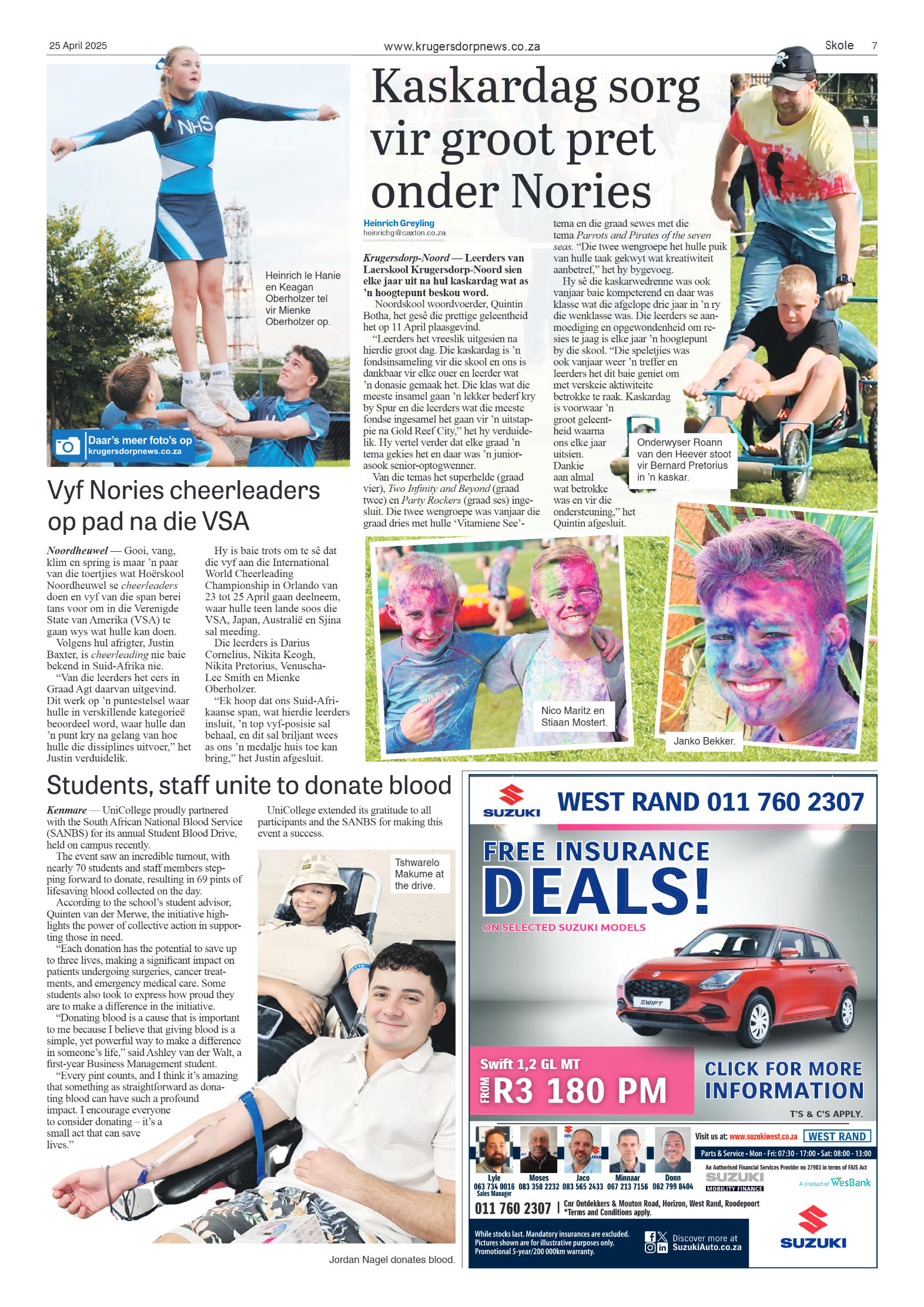 Krugersdorp News 25 April 2025 page 7