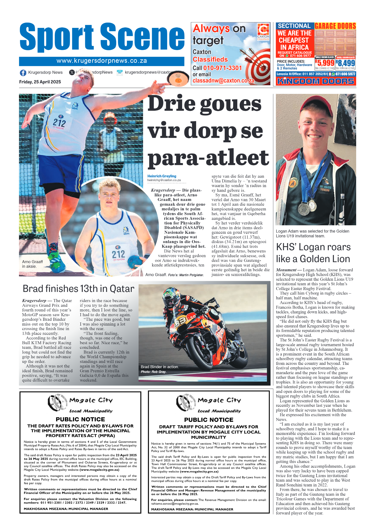 Krugersdorp News 25 April 2025 page 8