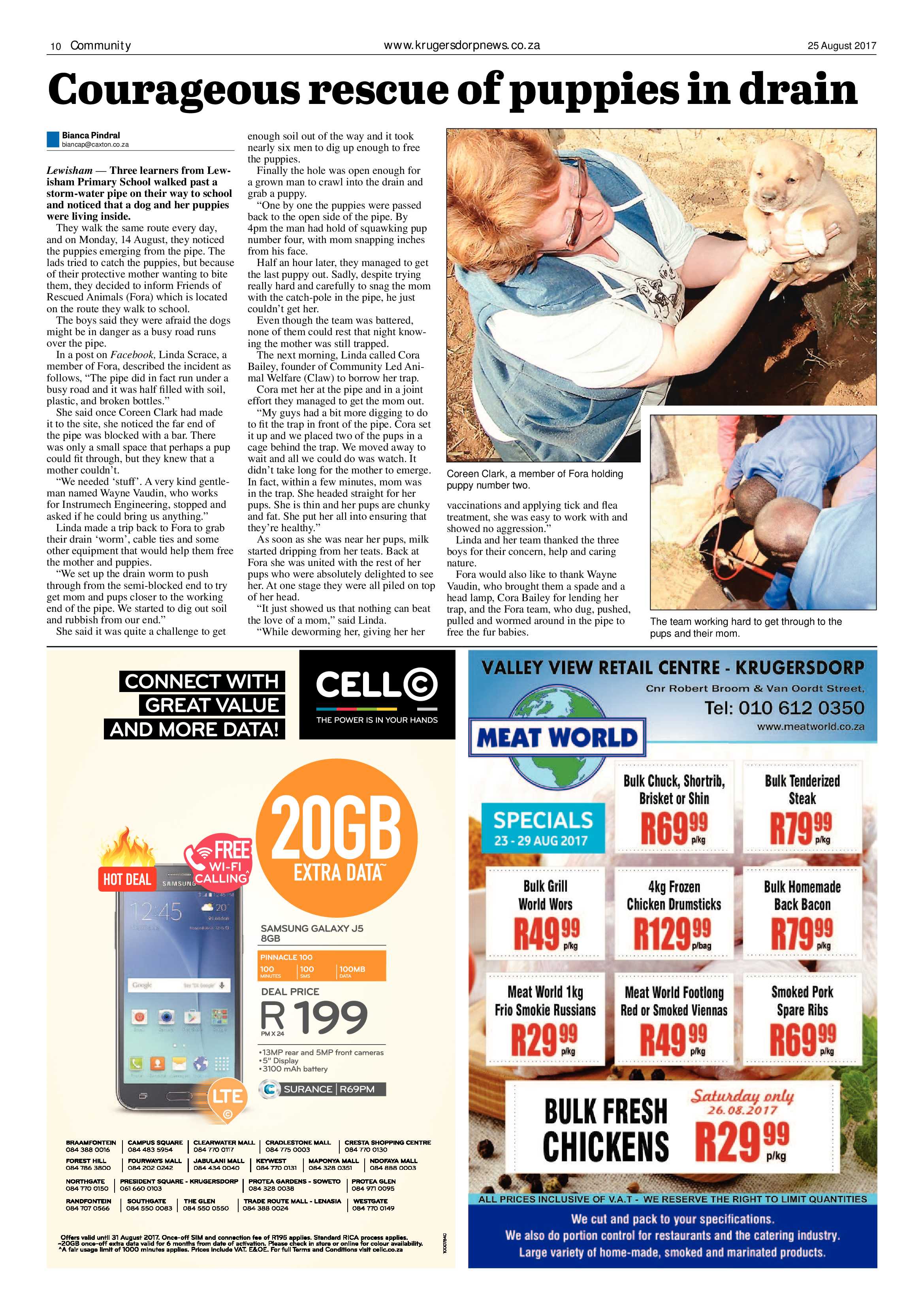 Krugersdorp News 25 August 2017 page 10