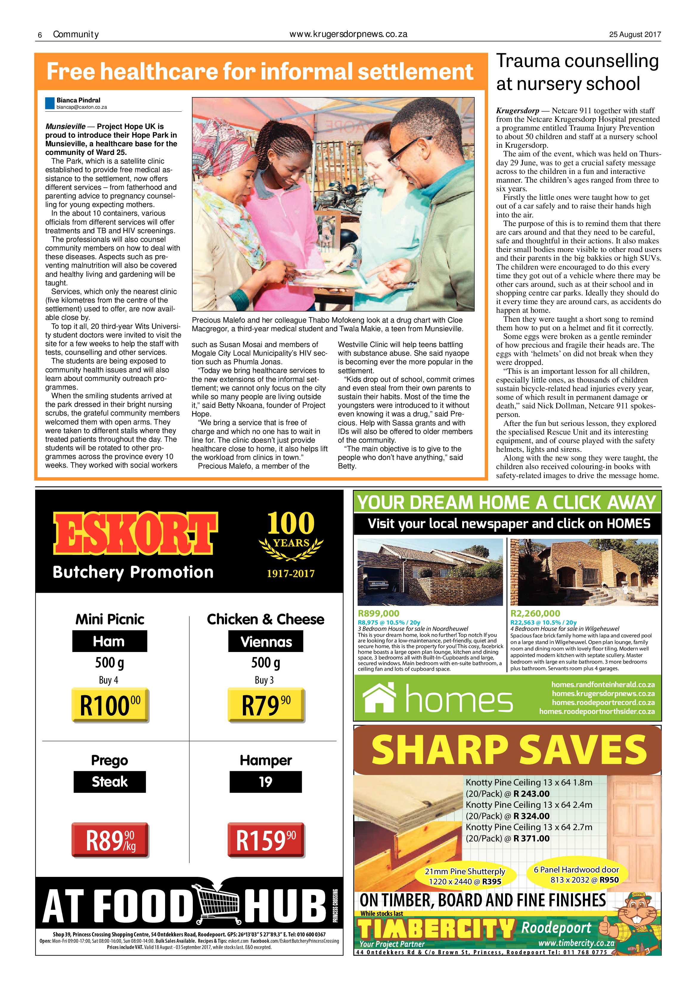 Krugersdorp News 25 August 2017 page 6