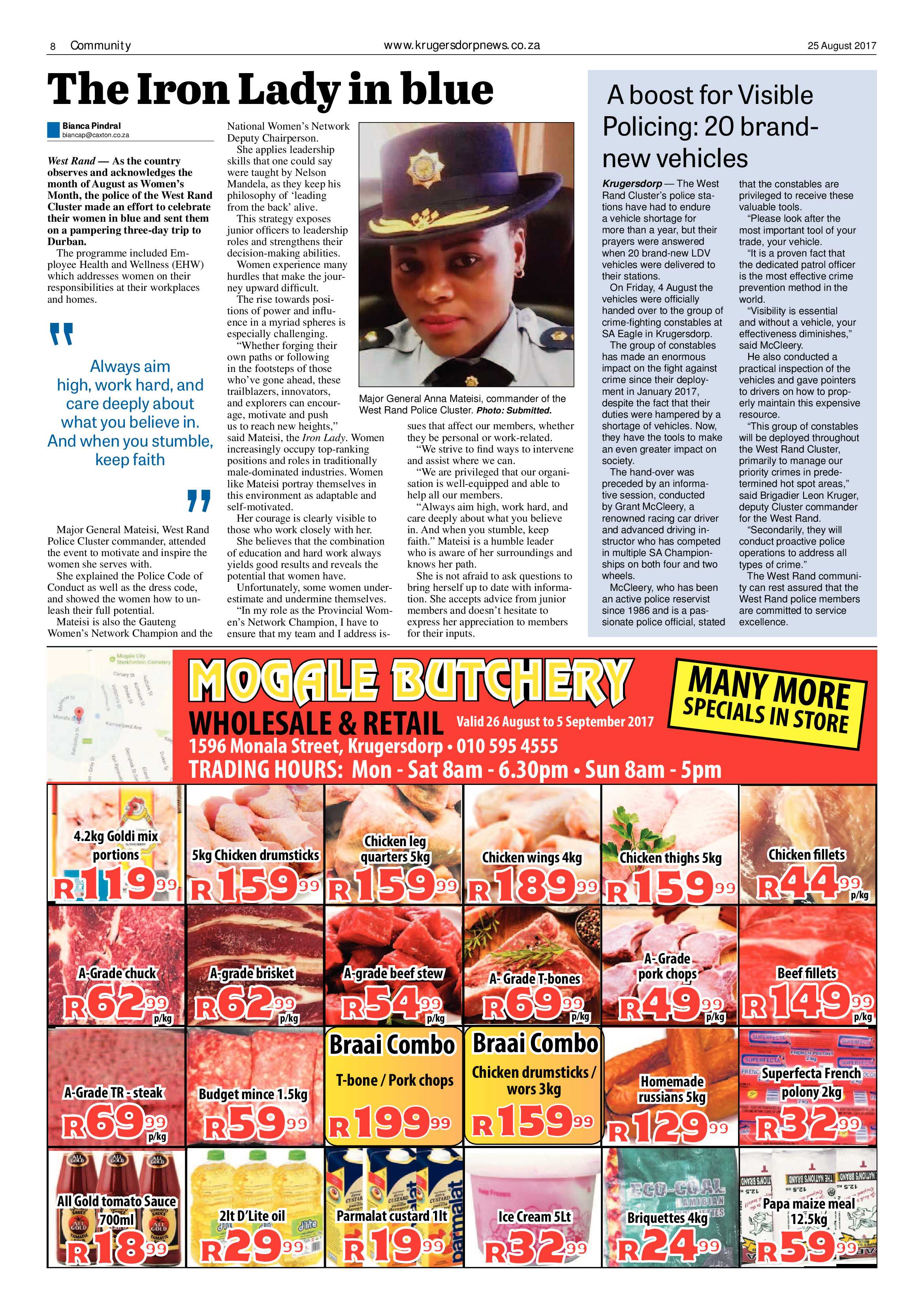 Krugersdorp News 25 August 2017 page 8