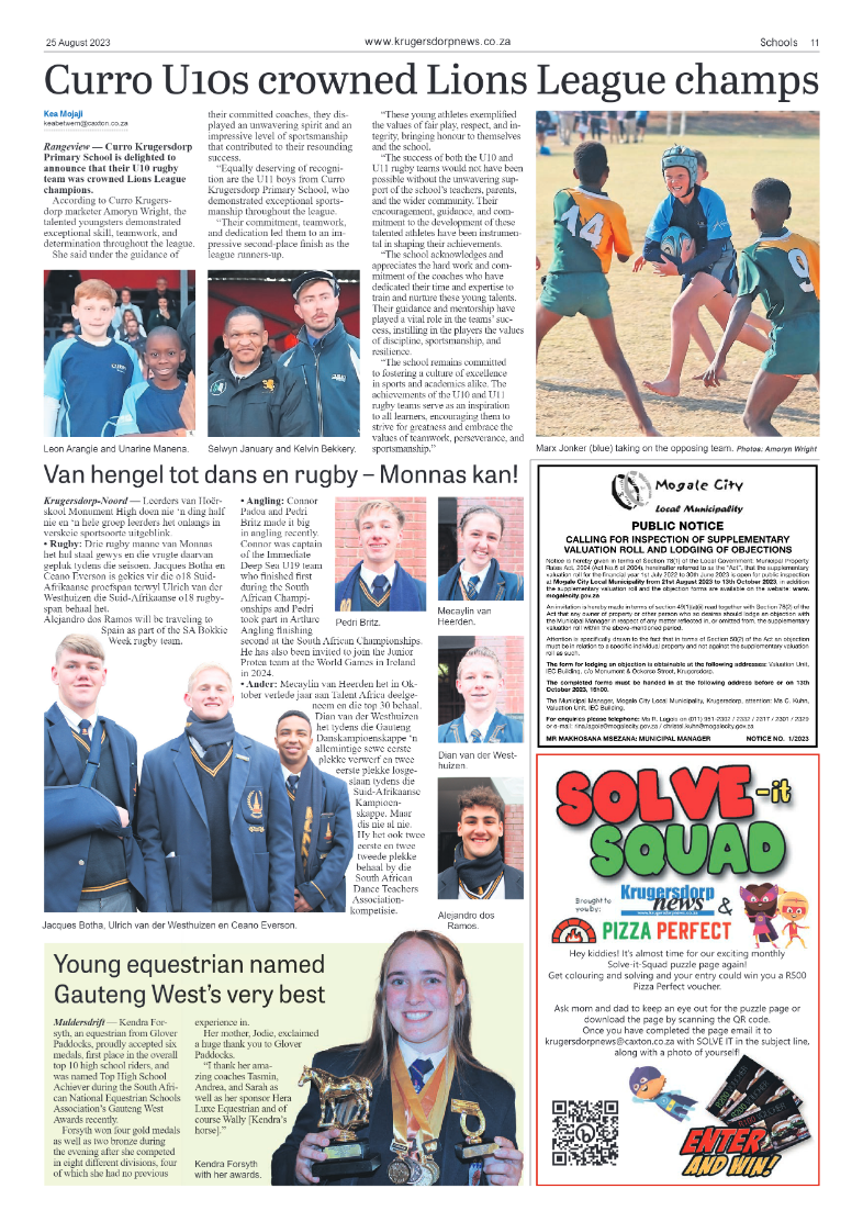 Krugersdorp News 25 August 2023 page 11