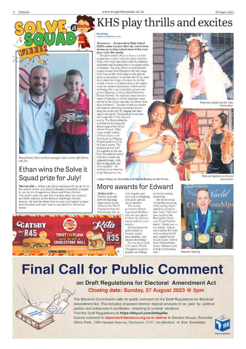 Krugersdorp News 25 August 2023 page 6