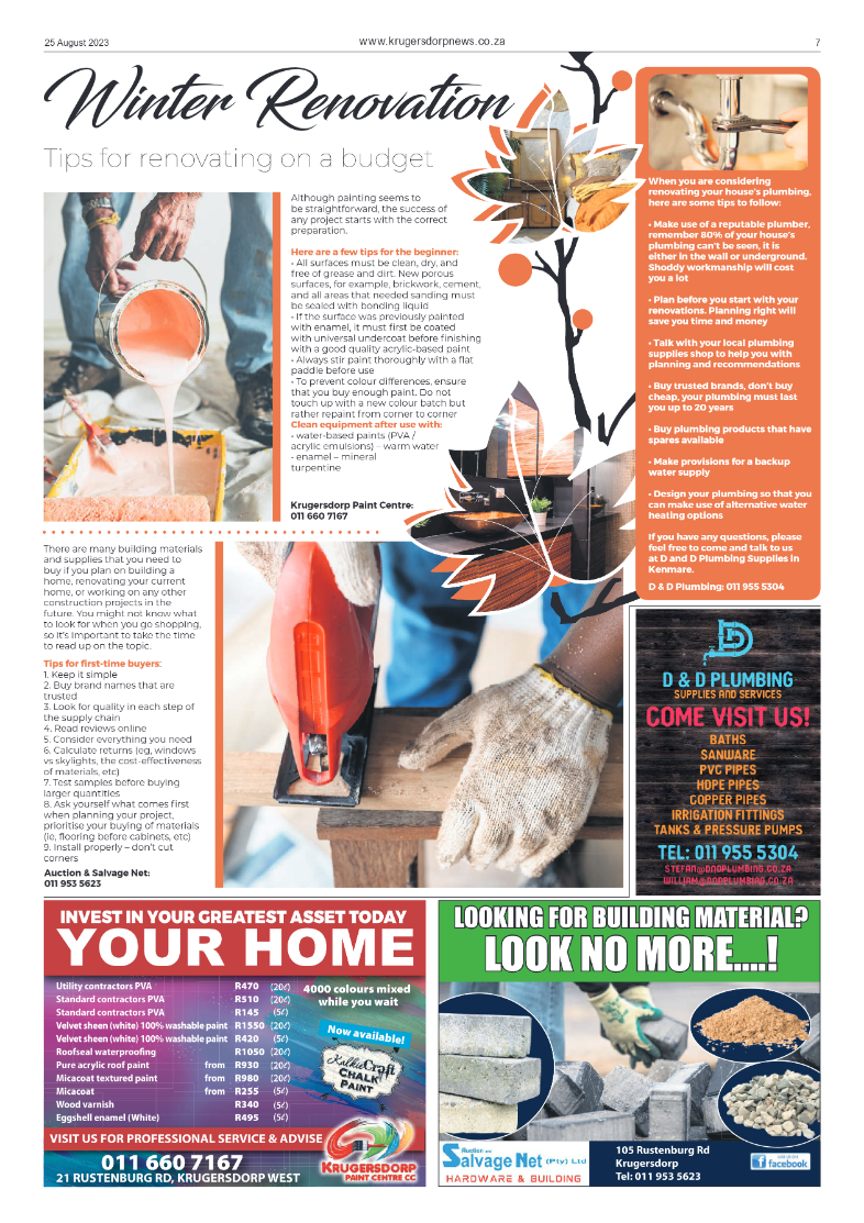 Krugersdorp News 25 August 2023 page 7