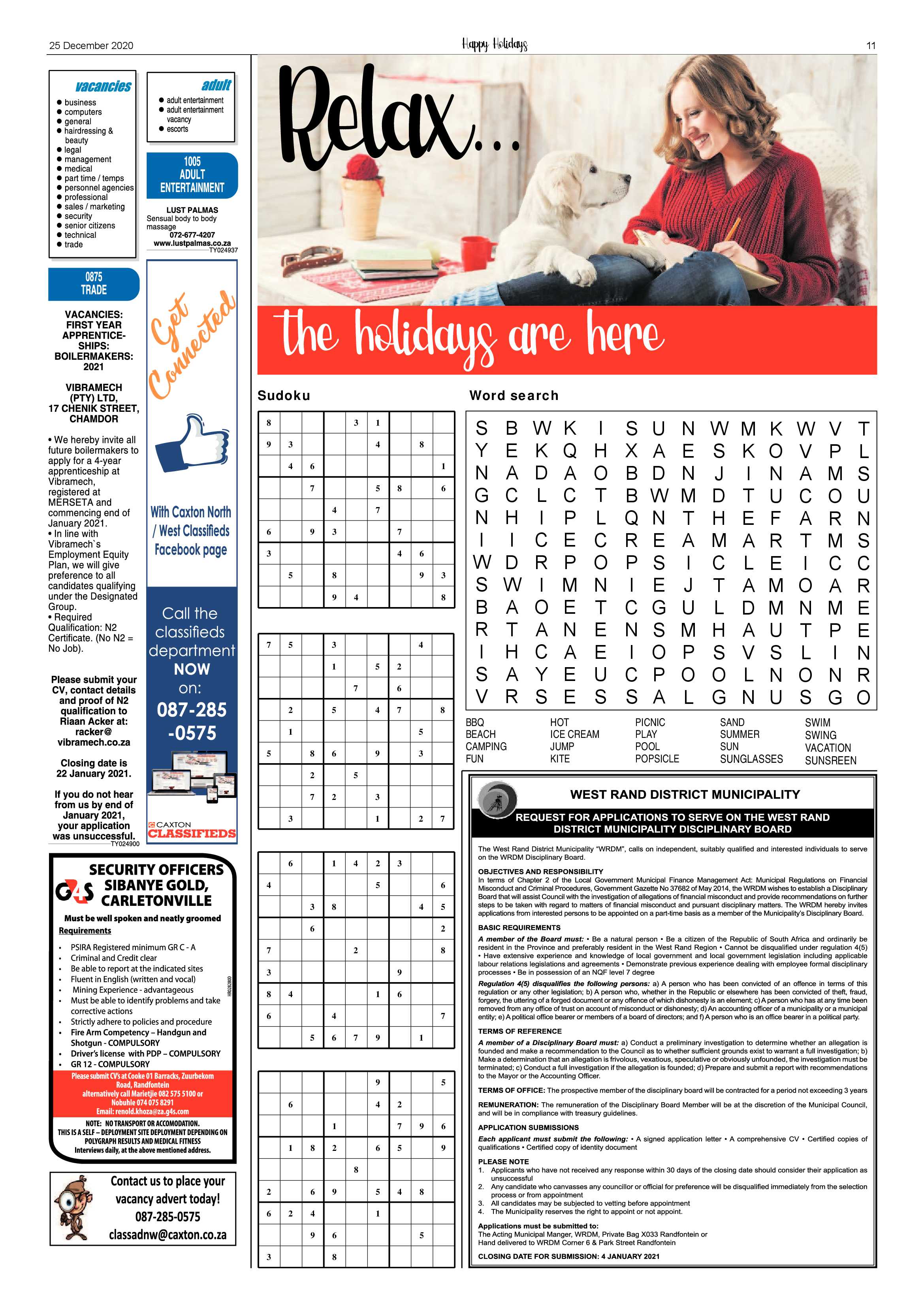 Krugersdorp News 25 December 2020 page 11