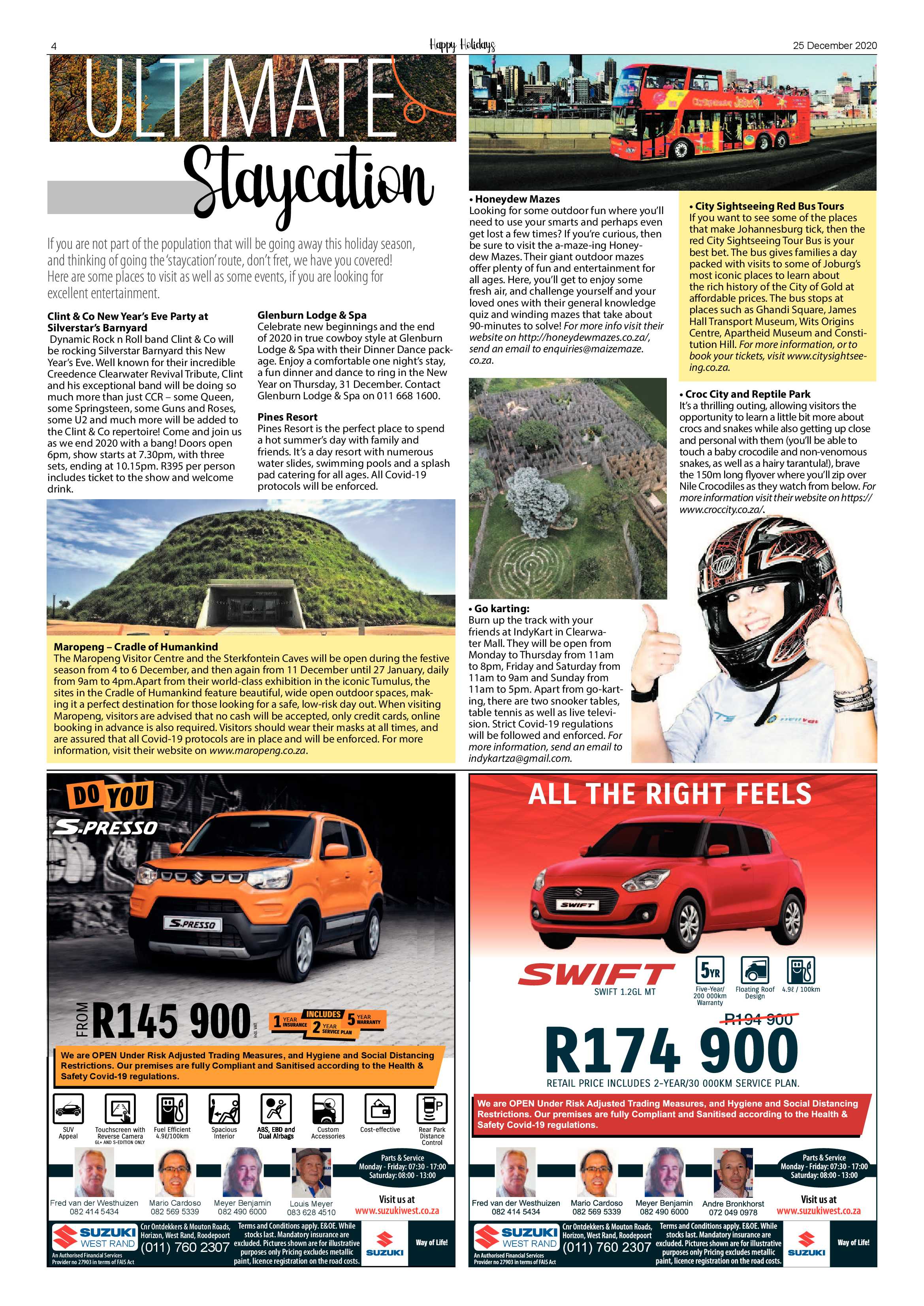 Krugersdorp News 25 December 2020 page 4