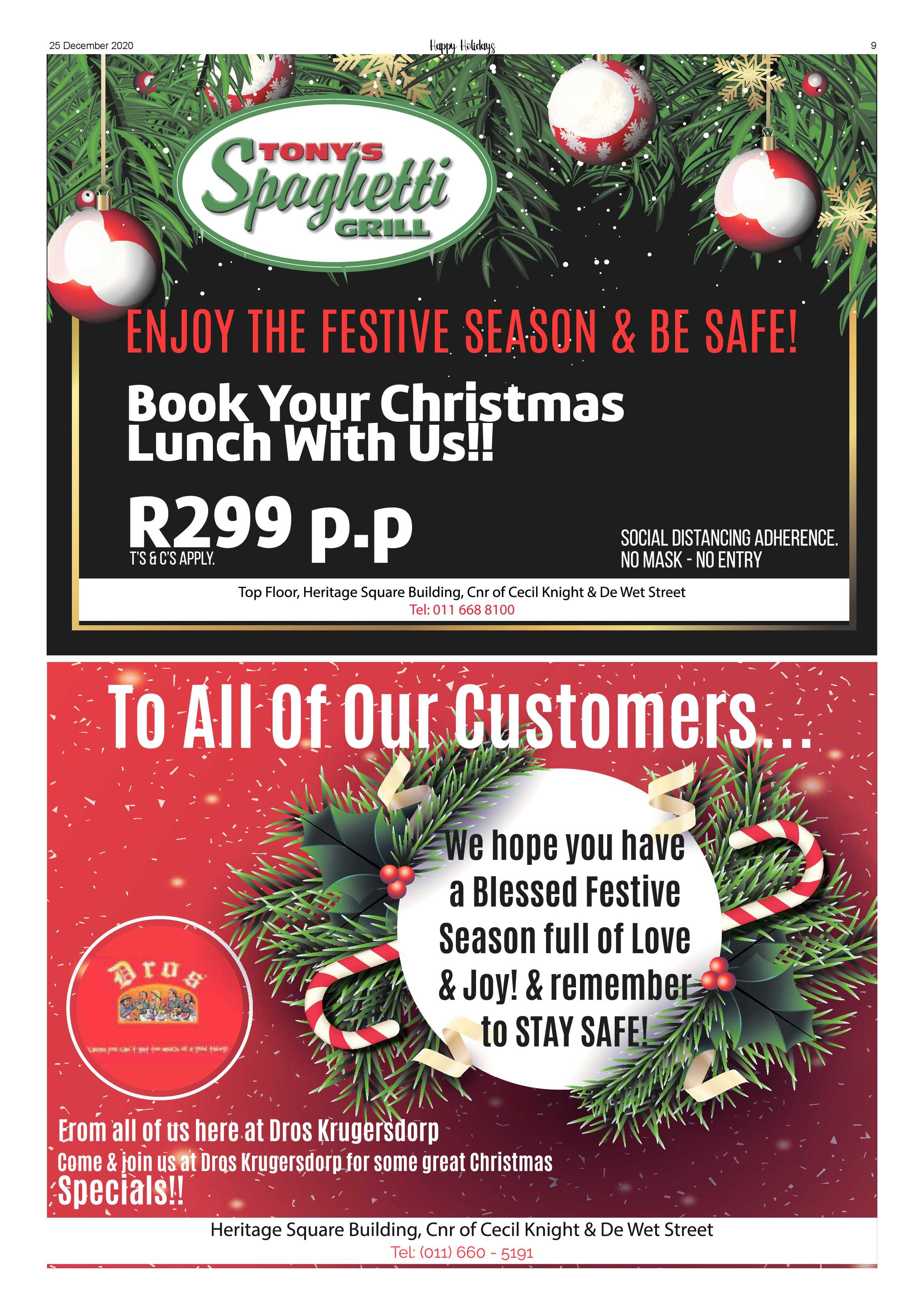 Krugersdorp News 25 December 2020 page 9