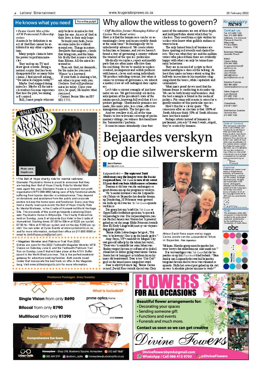 Krugersdorp News 25 February 2022 page 4