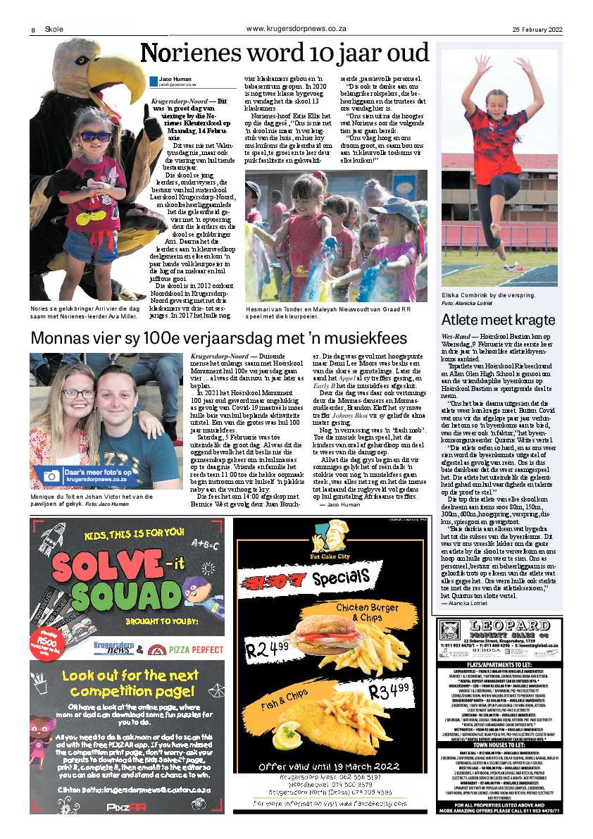 Krugersdorp News 25 February 2022 page 8