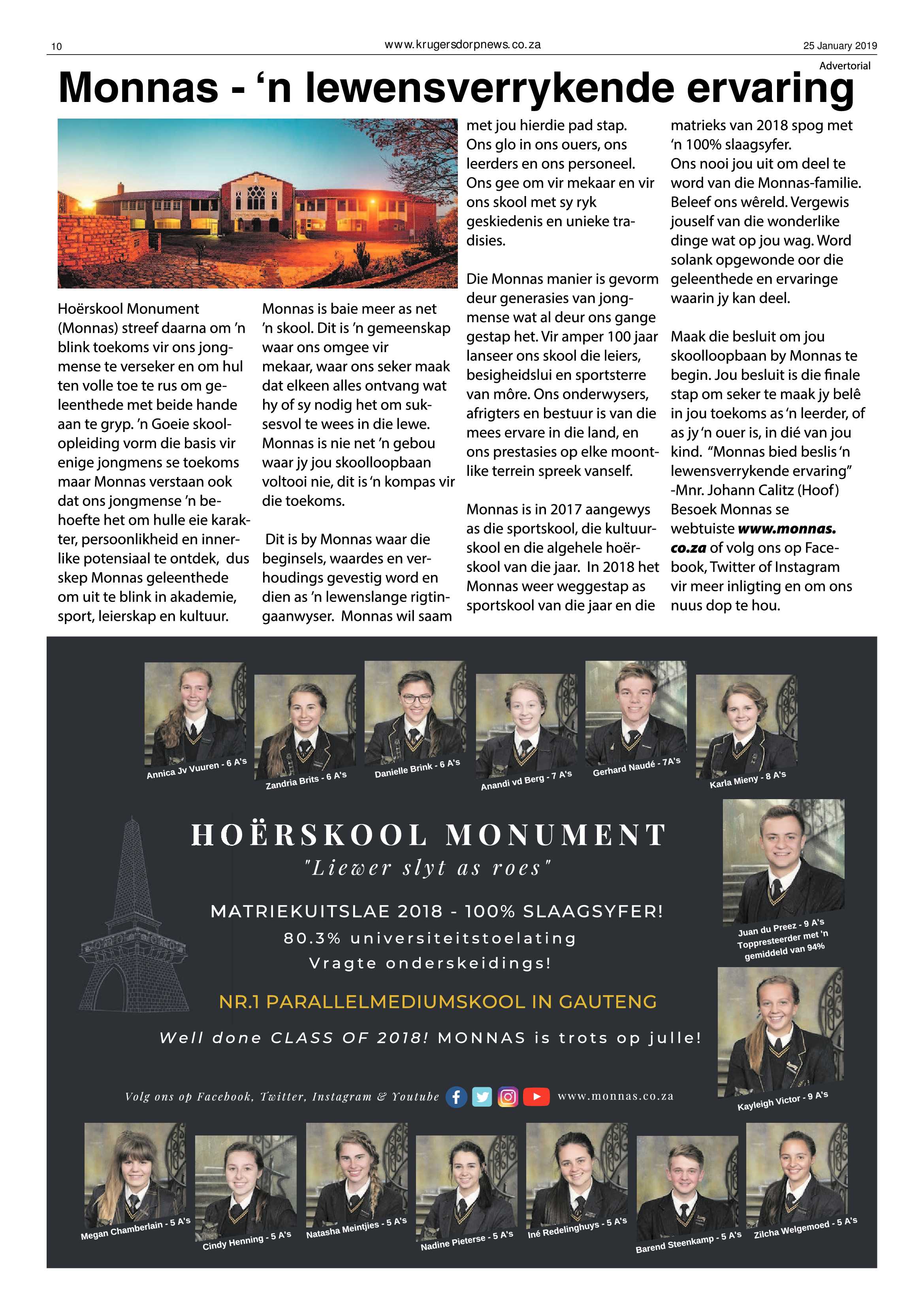 Krugersdorp News 25 January 2019 page 10