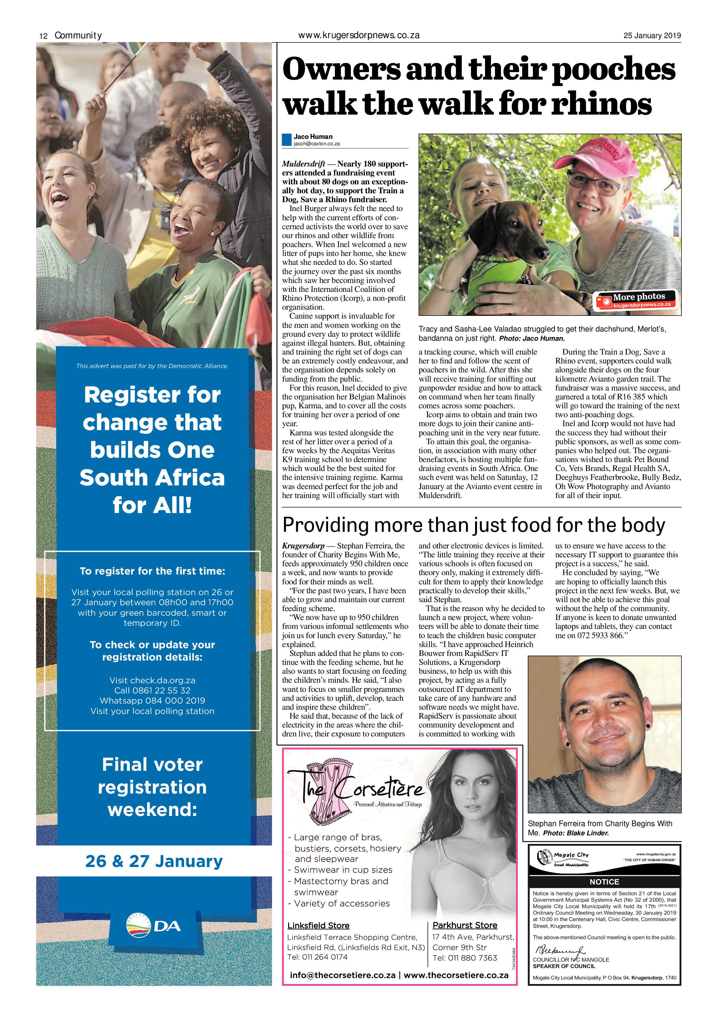 Krugersdorp News 25 January 2019 page 12