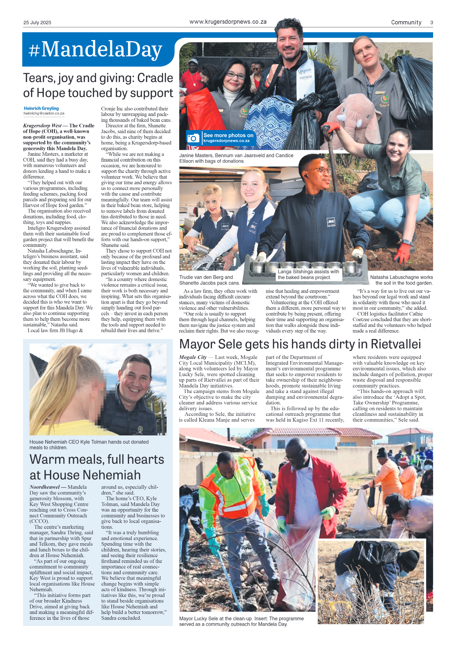 Krugersdorp News 25 July 2025 page 3
