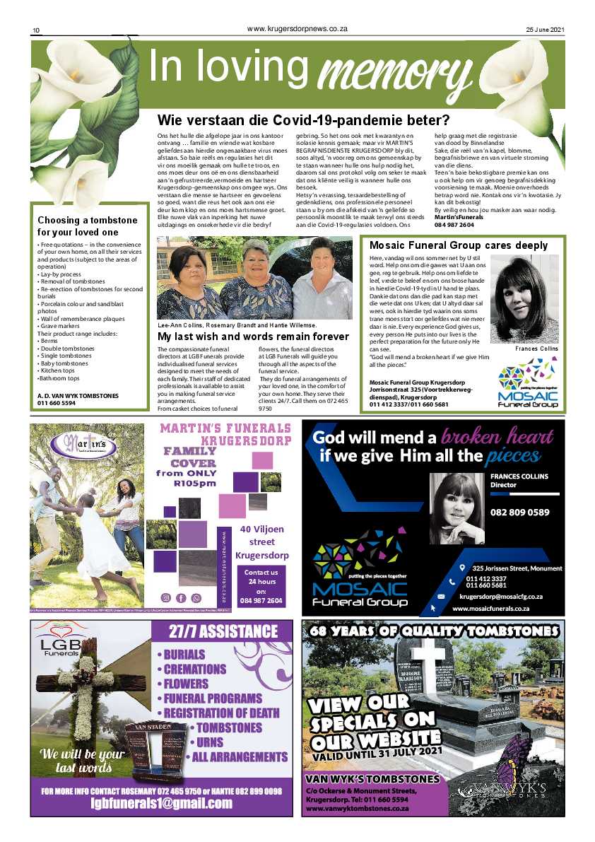 Krugersdorp News 25 June 2021 page 10